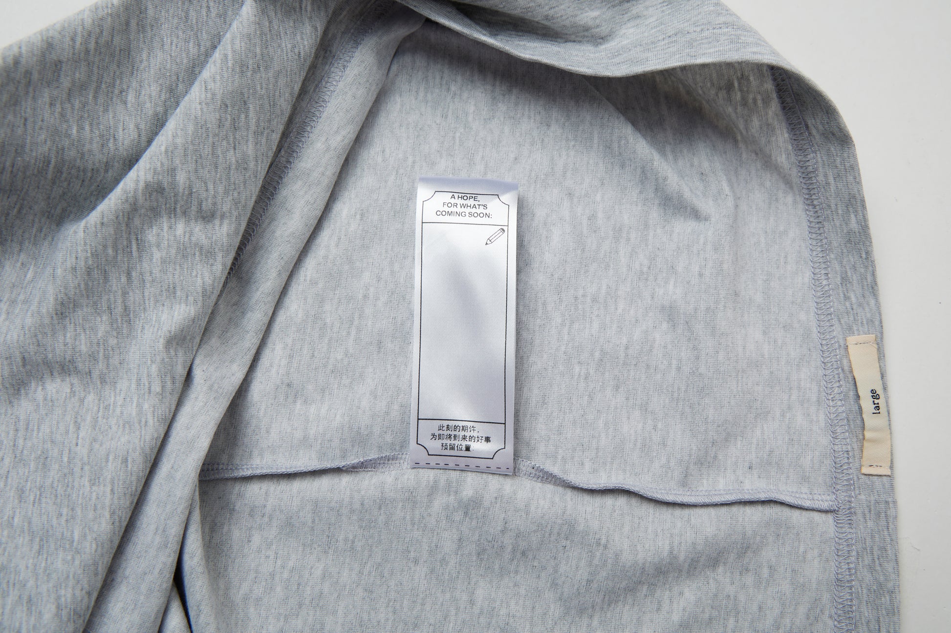 "Coming Soon" Long Sleeve T-Shirt (Cool Gray) - BEV C multi label store