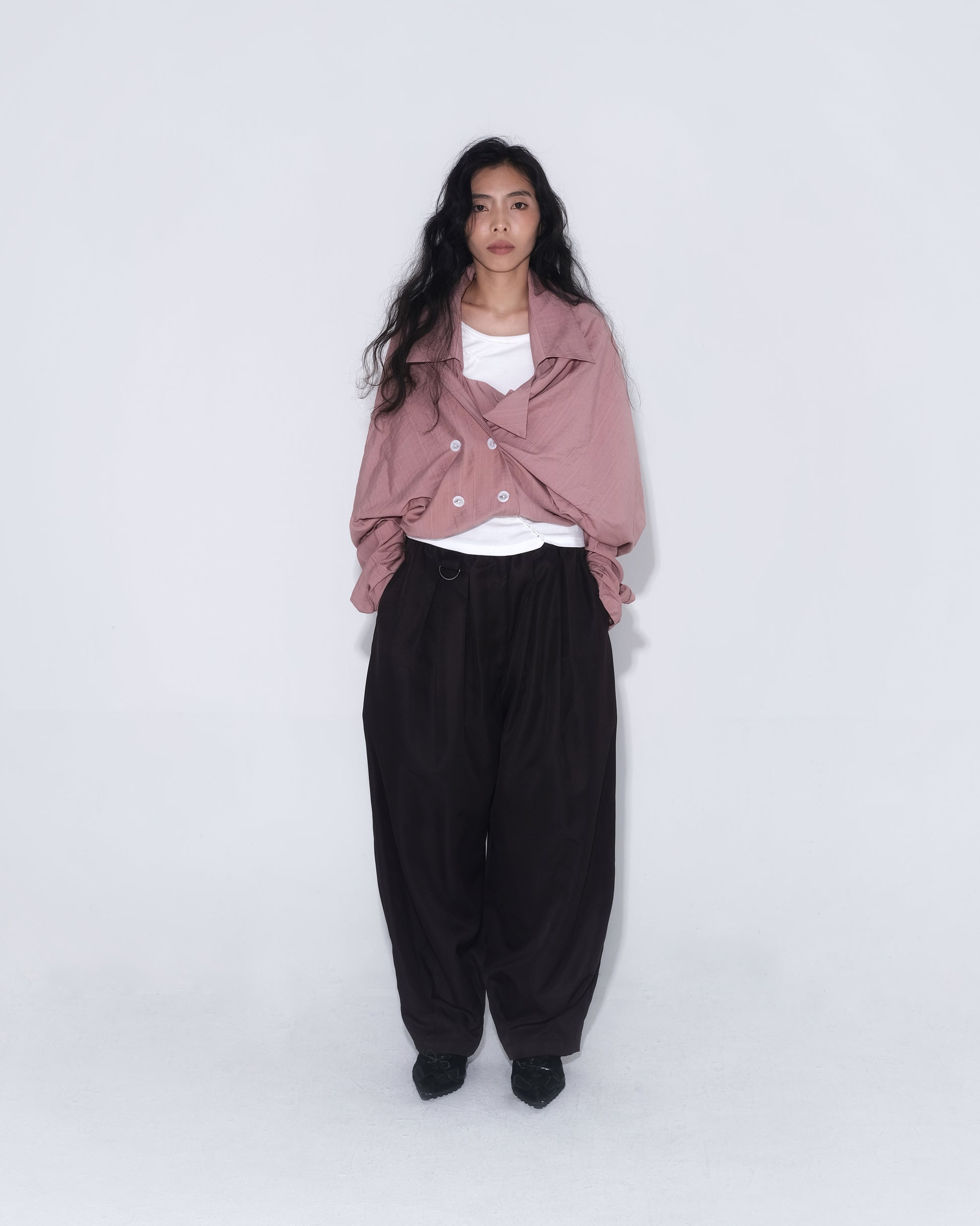 Saiyan Jacket Blazer in Pink - BEV C multi label store