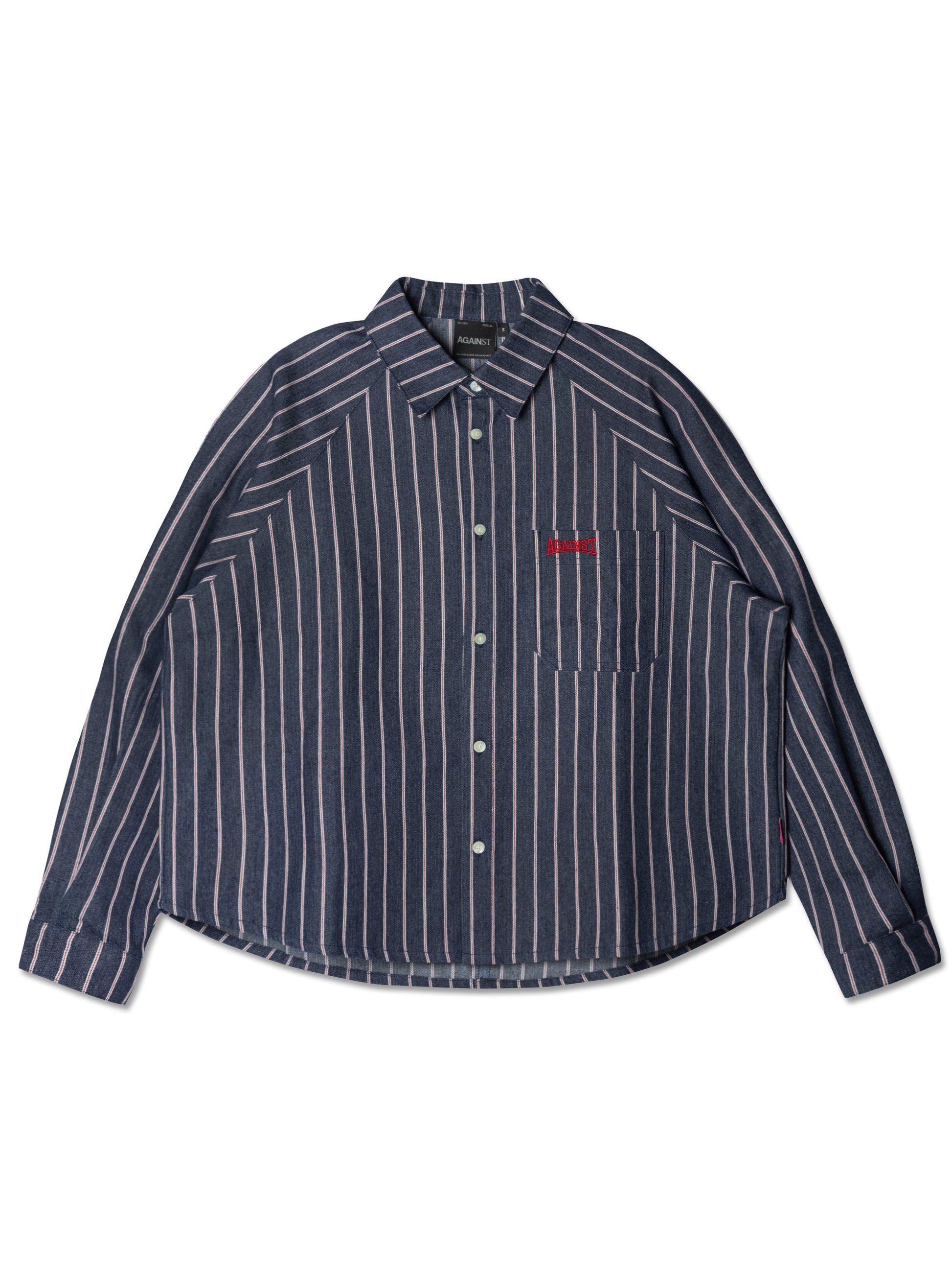 DENIM STRIPE L/S SHIRT - BEV C multi label store