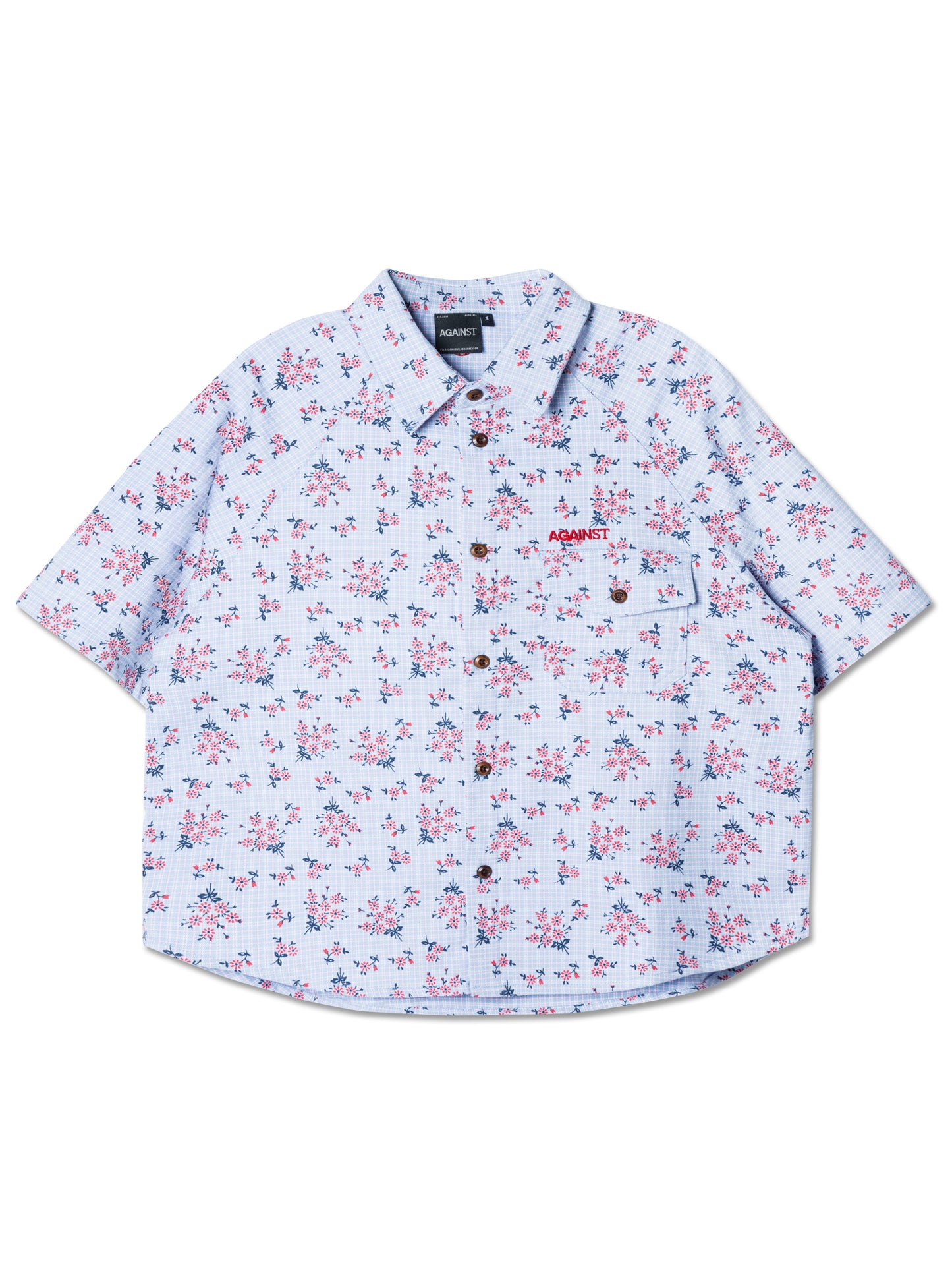 FLORAL MIGUEL SHIRT BLUE - BEV C multi label store
