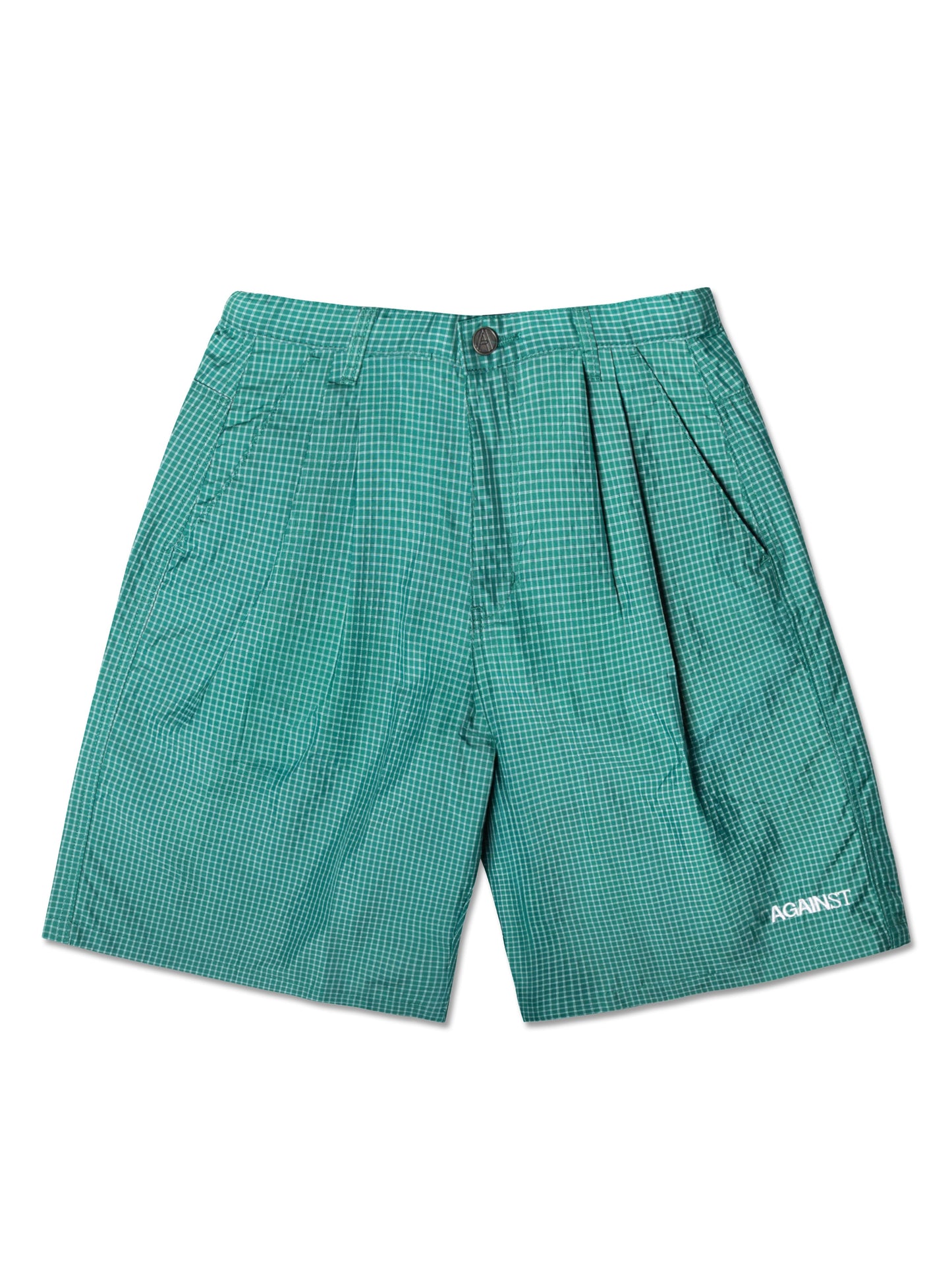NYLON RIPSTOP MONEY SHORTS GREEN - BEV C multi label store