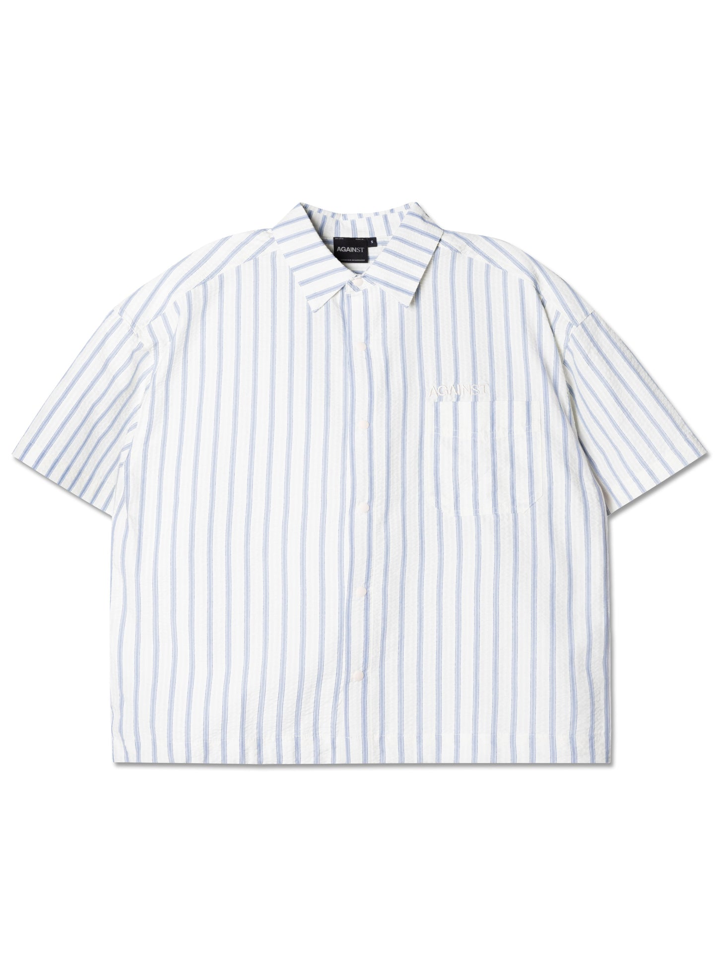 STRIPE STANDARD SHIRT WHITE - BEV C multi label store