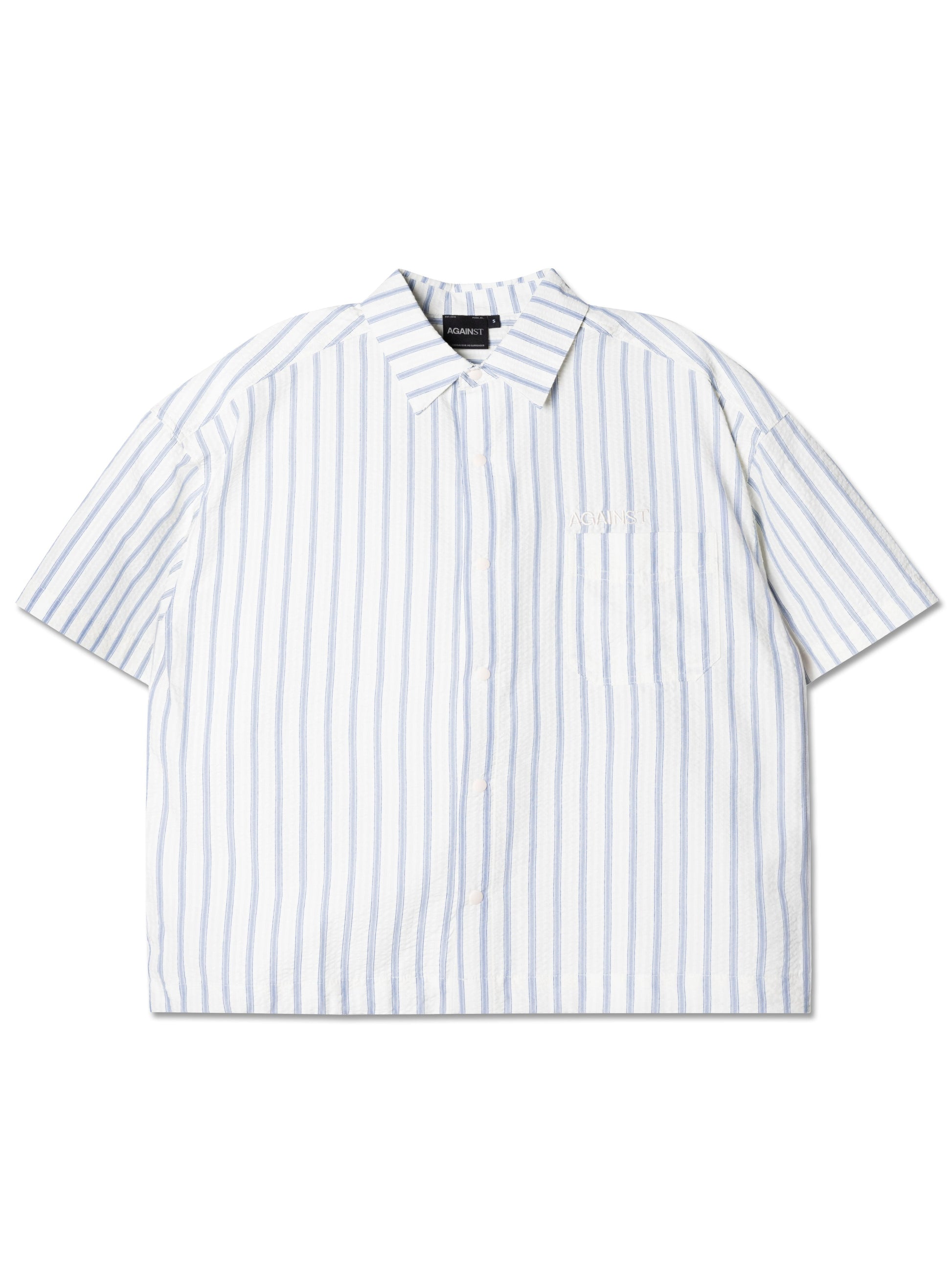 STRIPE STANDARD SHIRT WHITE - BEV C multi label store