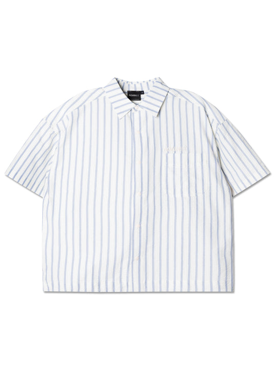 STRIPE STANDARD SHIRT WHITE - BEV C multi label store