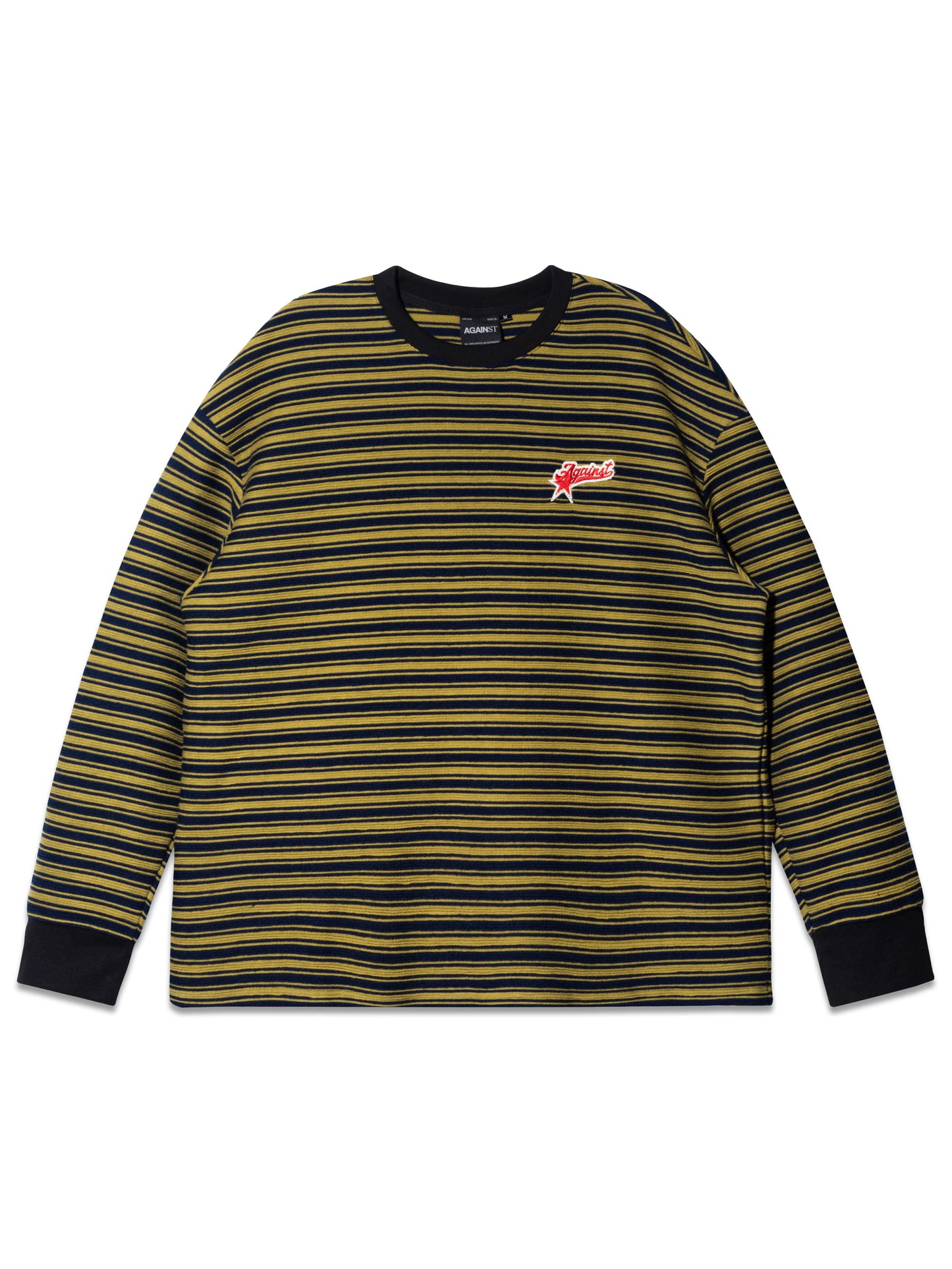 STRIPE STAR LOUNGE TEE YELLOW NAVY - BEV C multi label store
