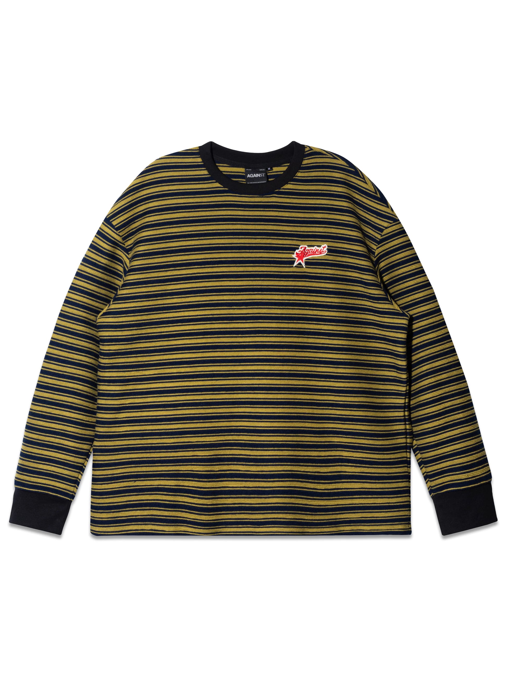 STRIPE STAR LOUNGE TEE YELLOW NAVY - BEV C multi label store