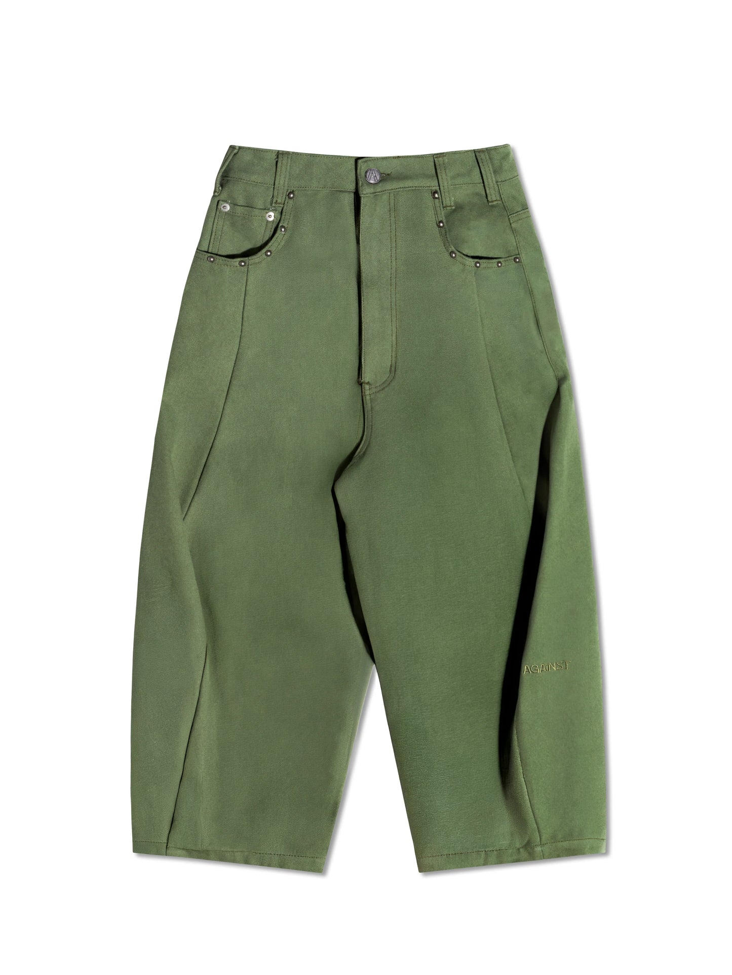 STUDDED YANKII PANTS GREEN - BEV C multi label store