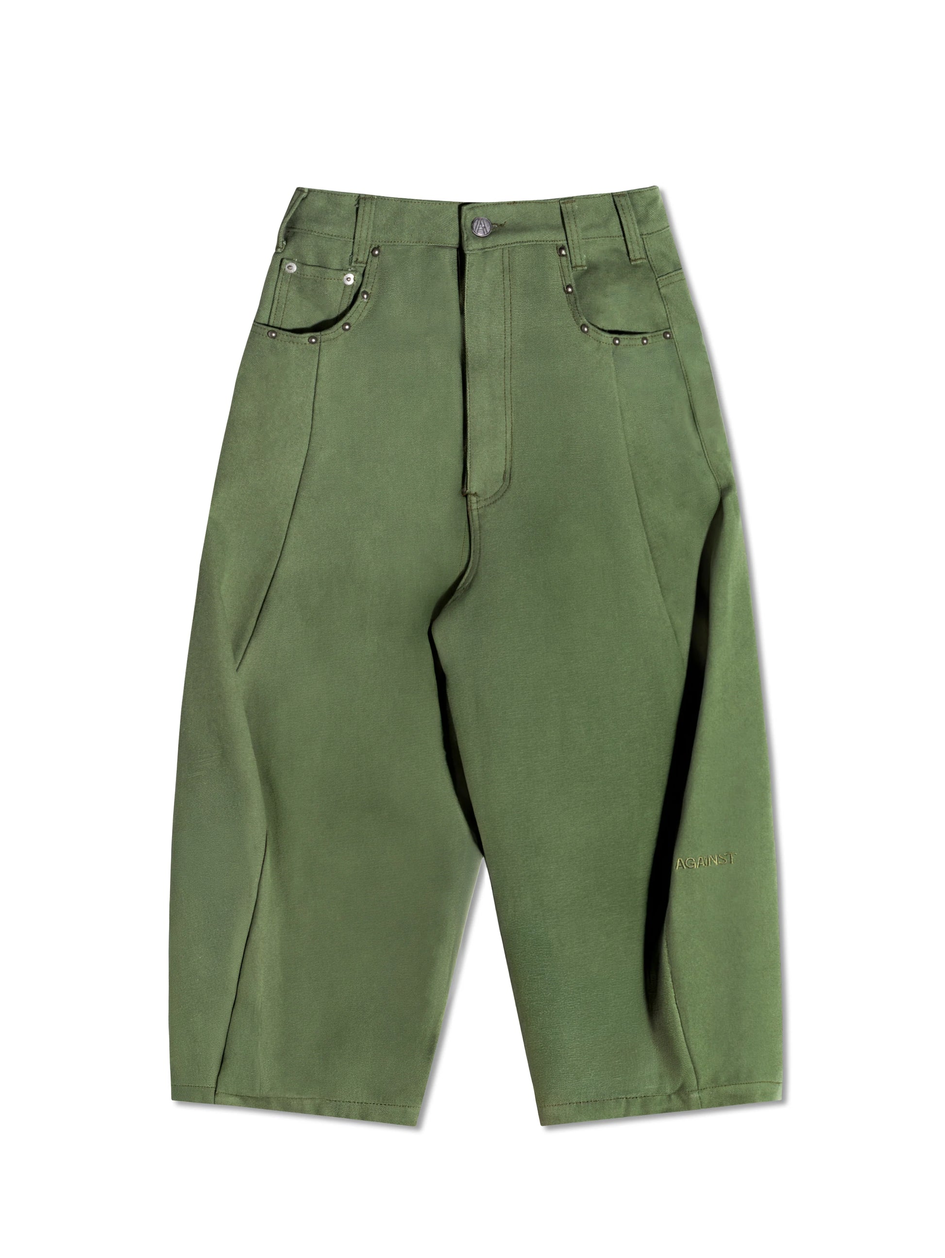 STUDDED YANKII PANTS GREEN - BEV C multi label store