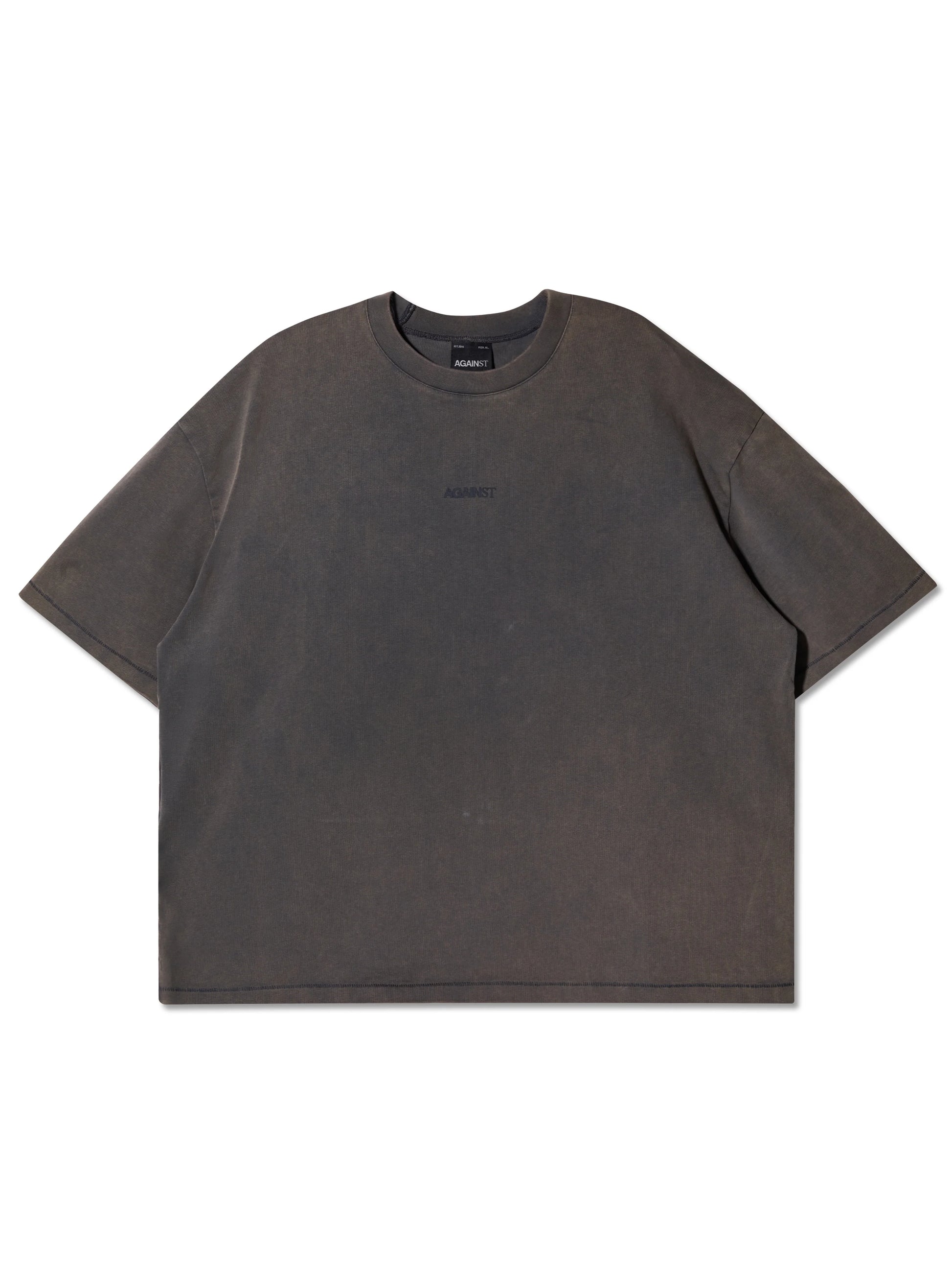 SINGLE STITCH WASHED CROPPED TEE CONCRETE - BEV C multi label store