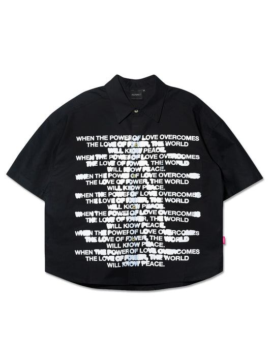 QUOTE CHAPO SHIRT BLACK