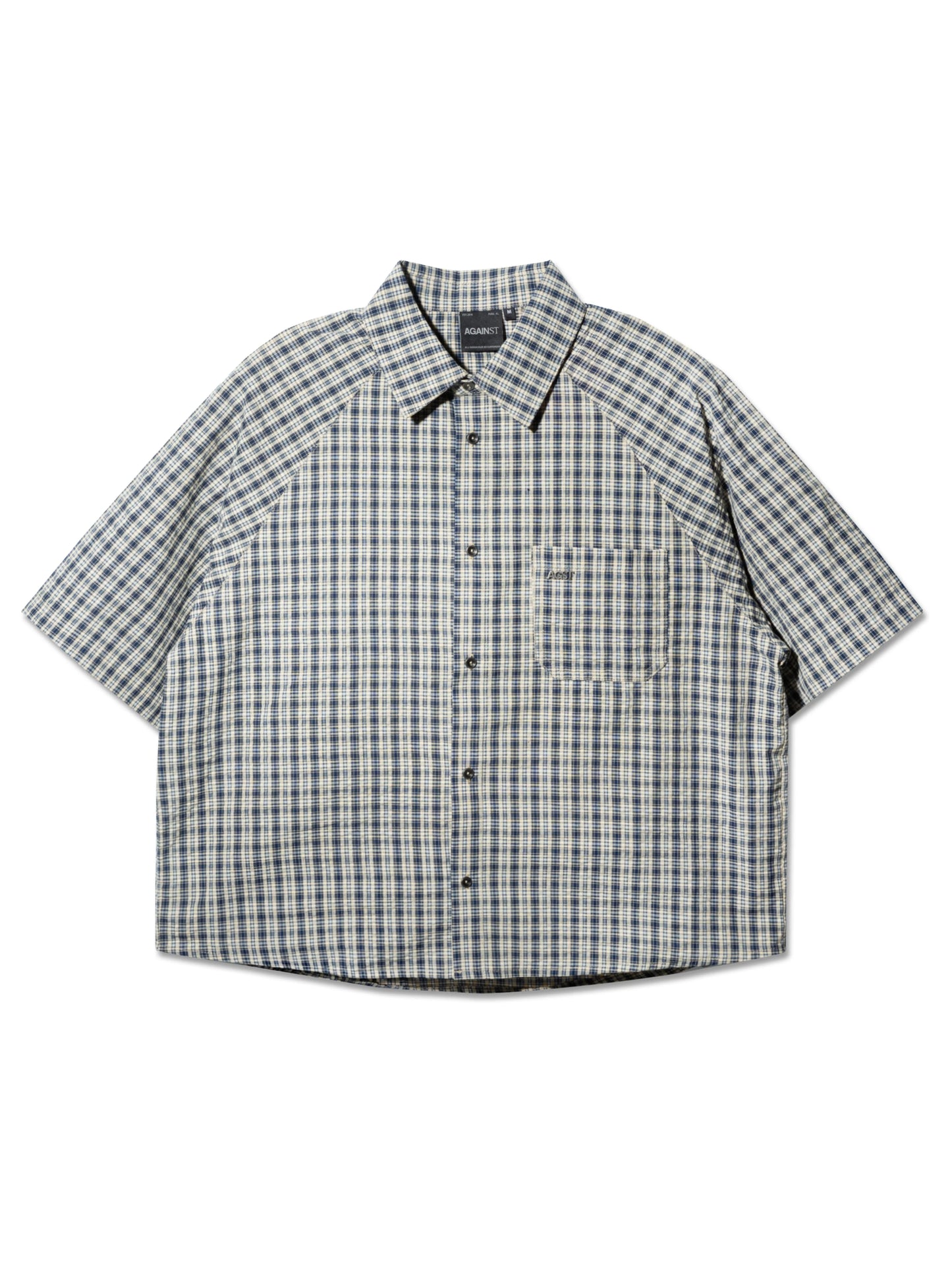 SEERSUCKER MIGUEL SHIRT BLUE - BEV C multi label store