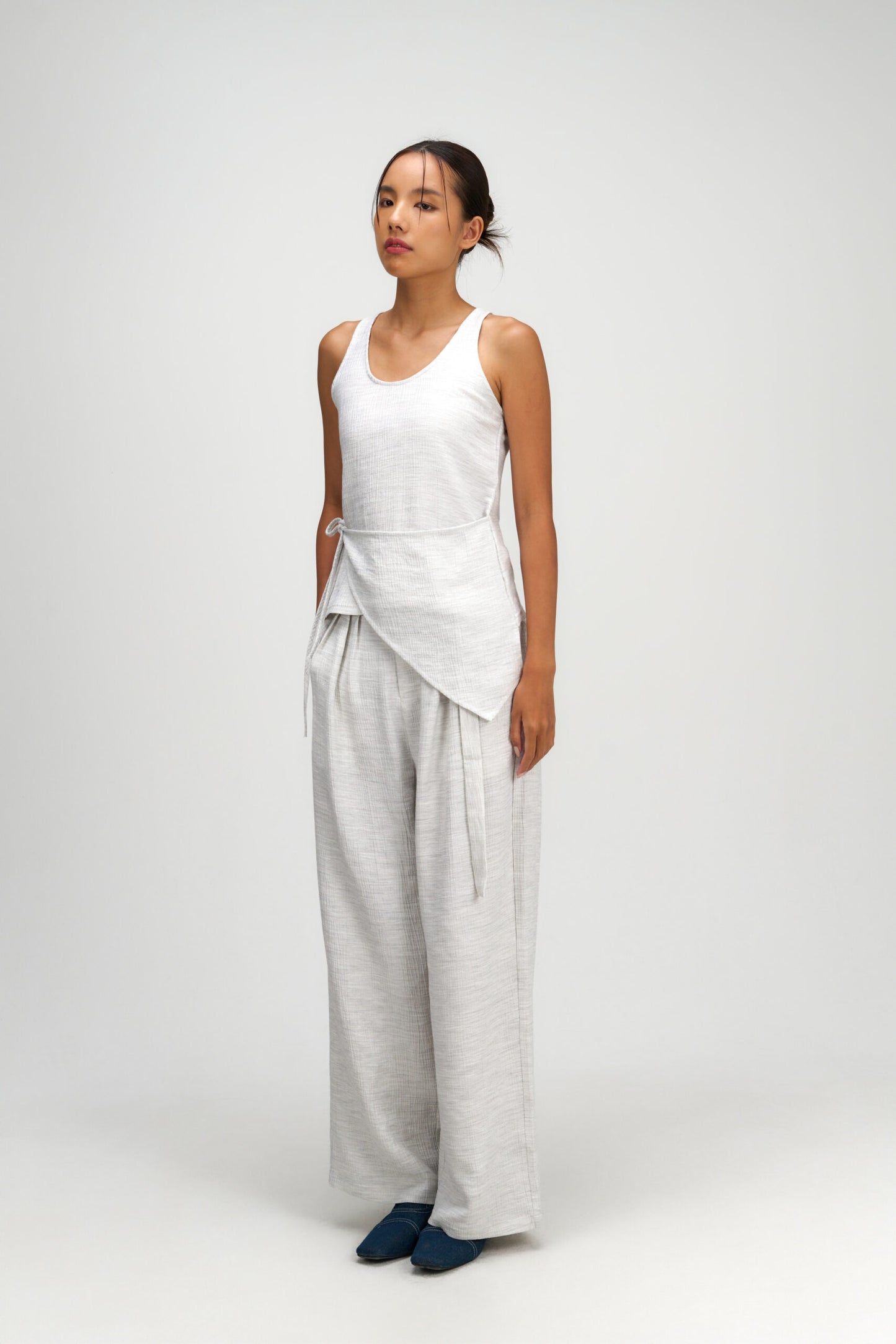 Waist Bandeu Tank Top (Grey) - BEV C multi label store