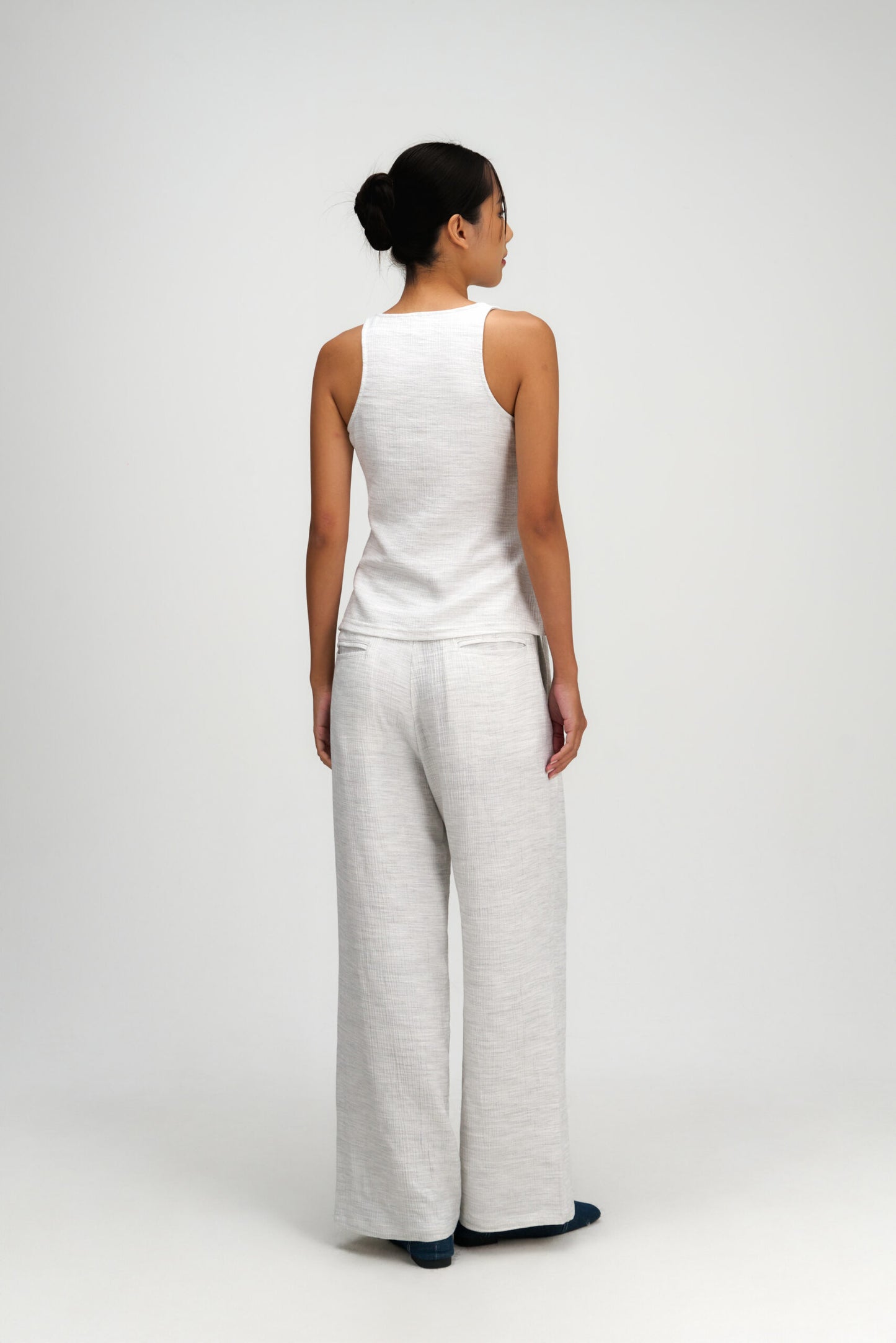 Waist Bandeu Tank Top (Grey) - BEV C multi label store