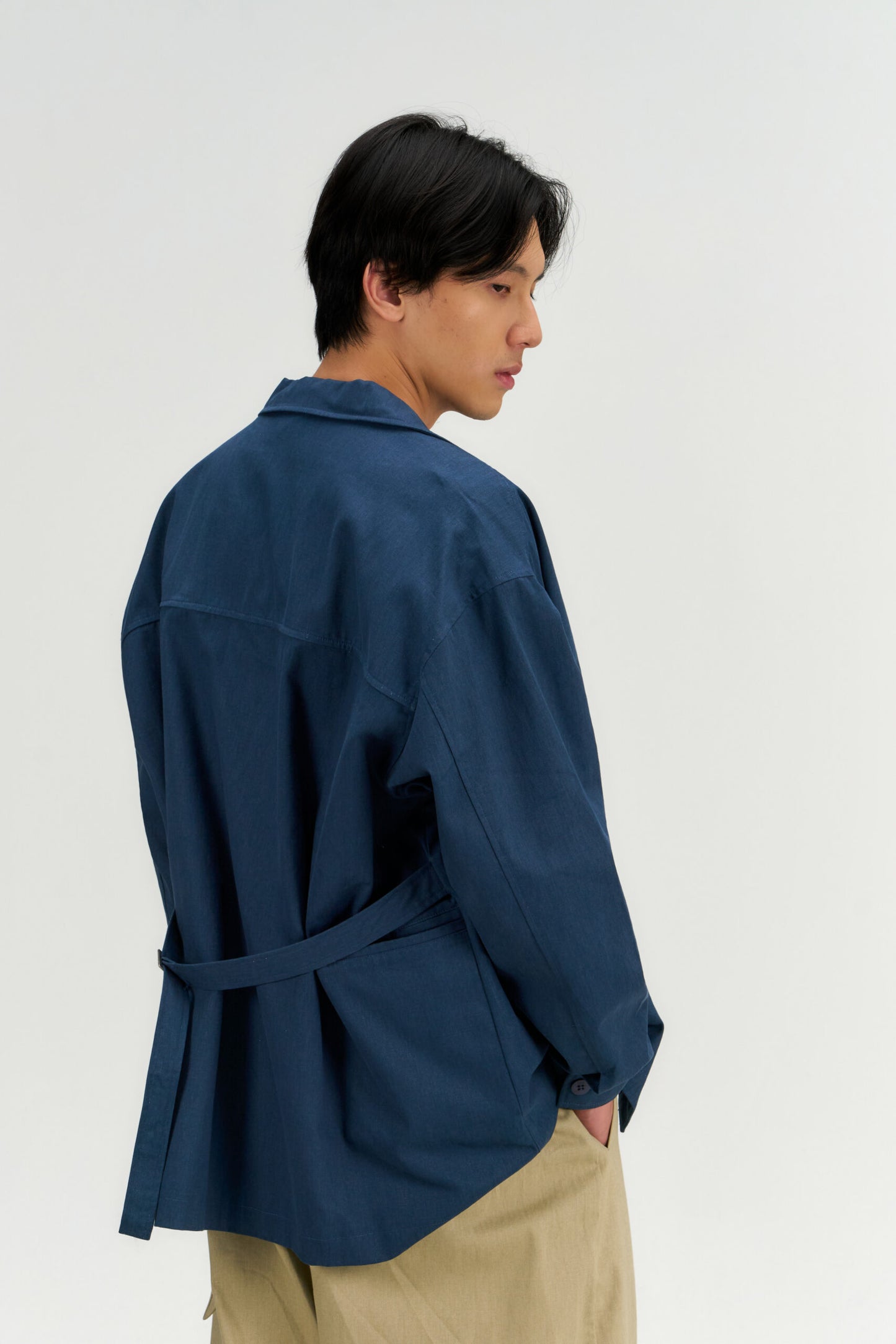 Gender Neutral Workwear Outer (Blue) - BEV C multi label store