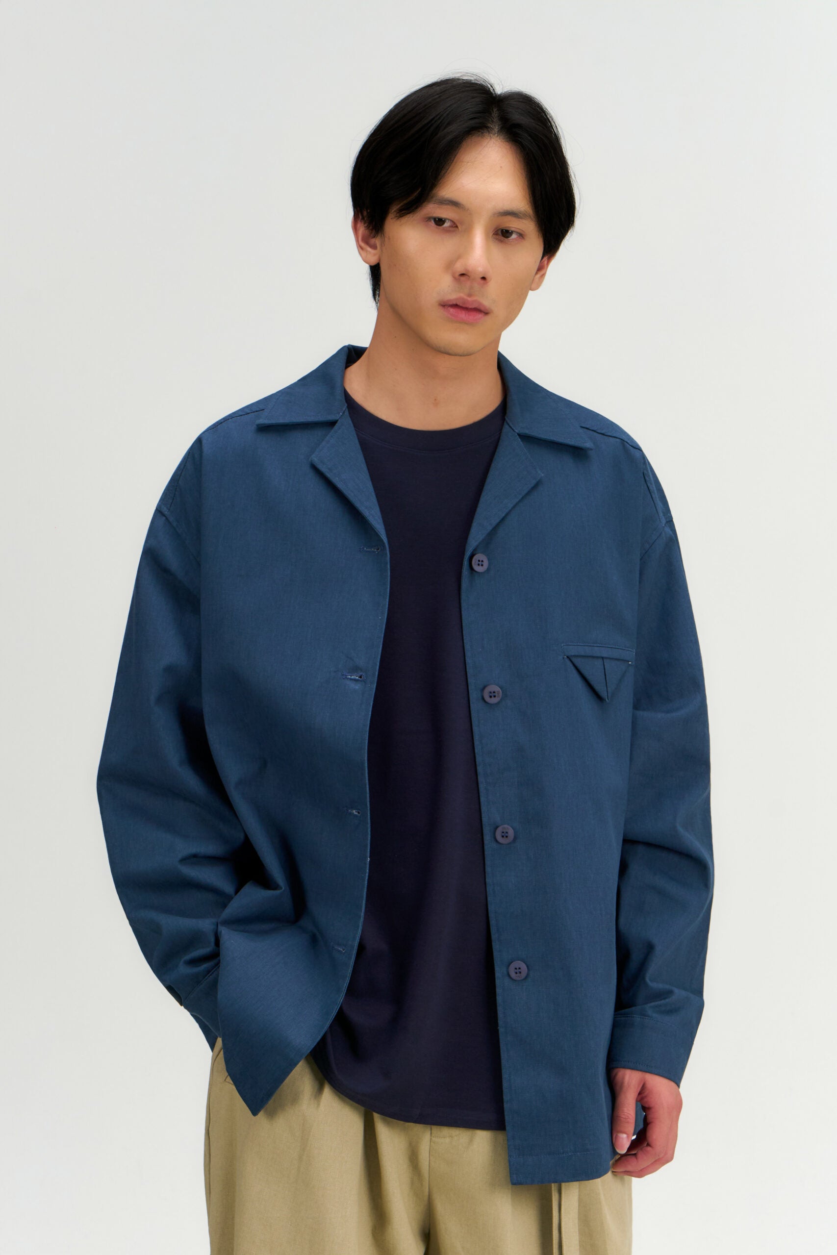 Gender Neutral Workwear Outer (Blue) - BEV C multi label store