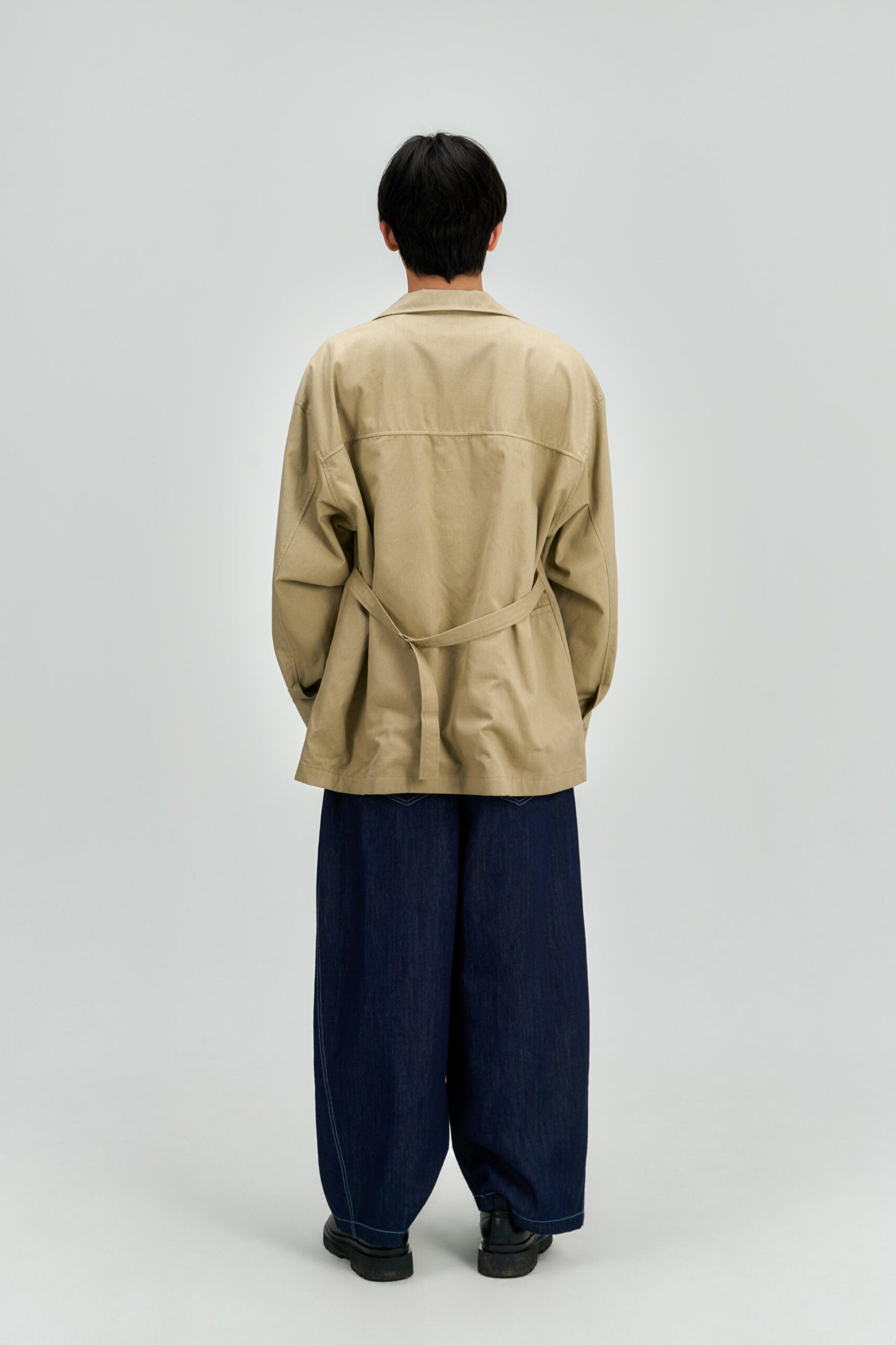 Gender Neutral Workwear Outer (Beige) - BEV C multi label store