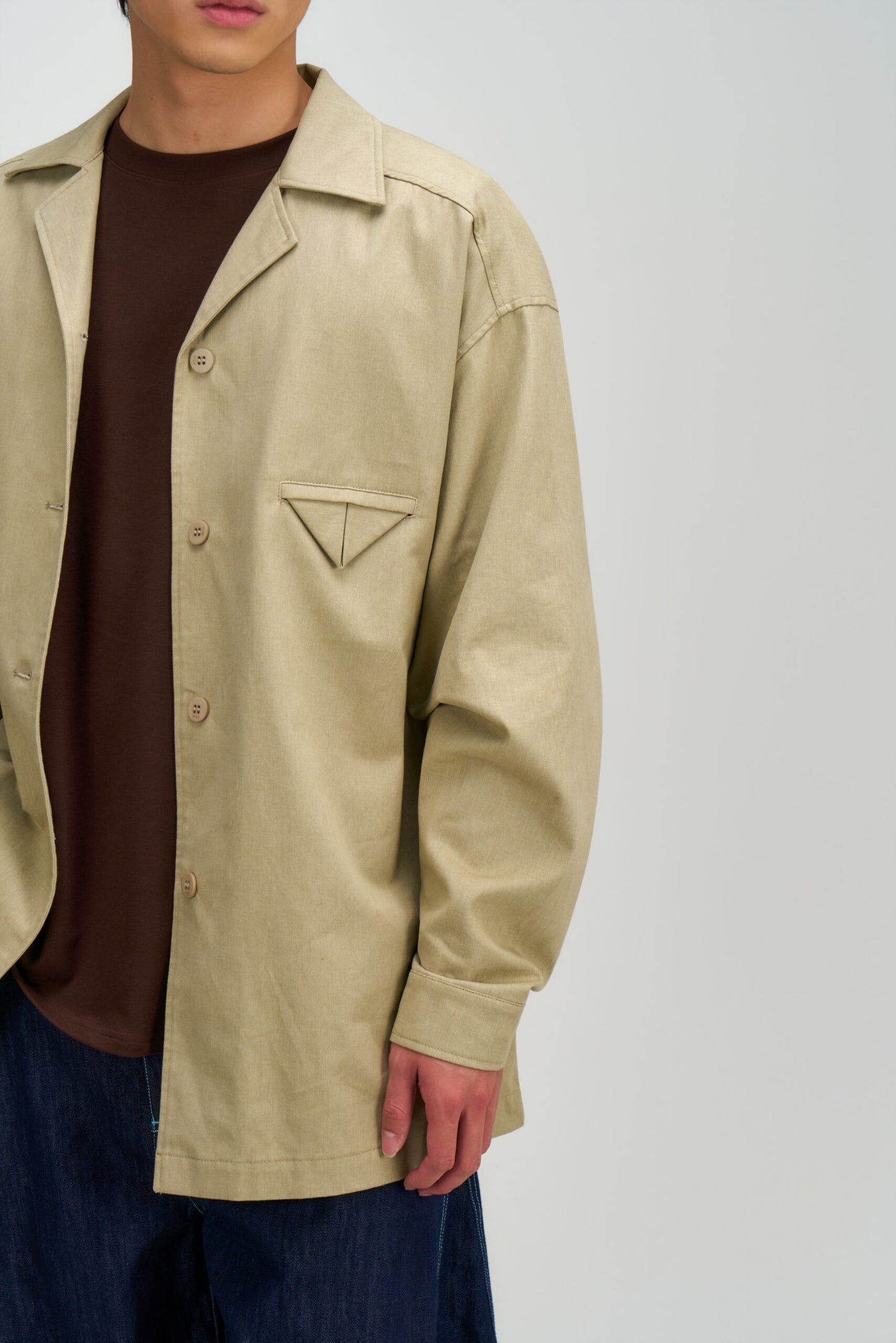 Gender Neutral Workwear Outer (Beige) - BEV C multi label store