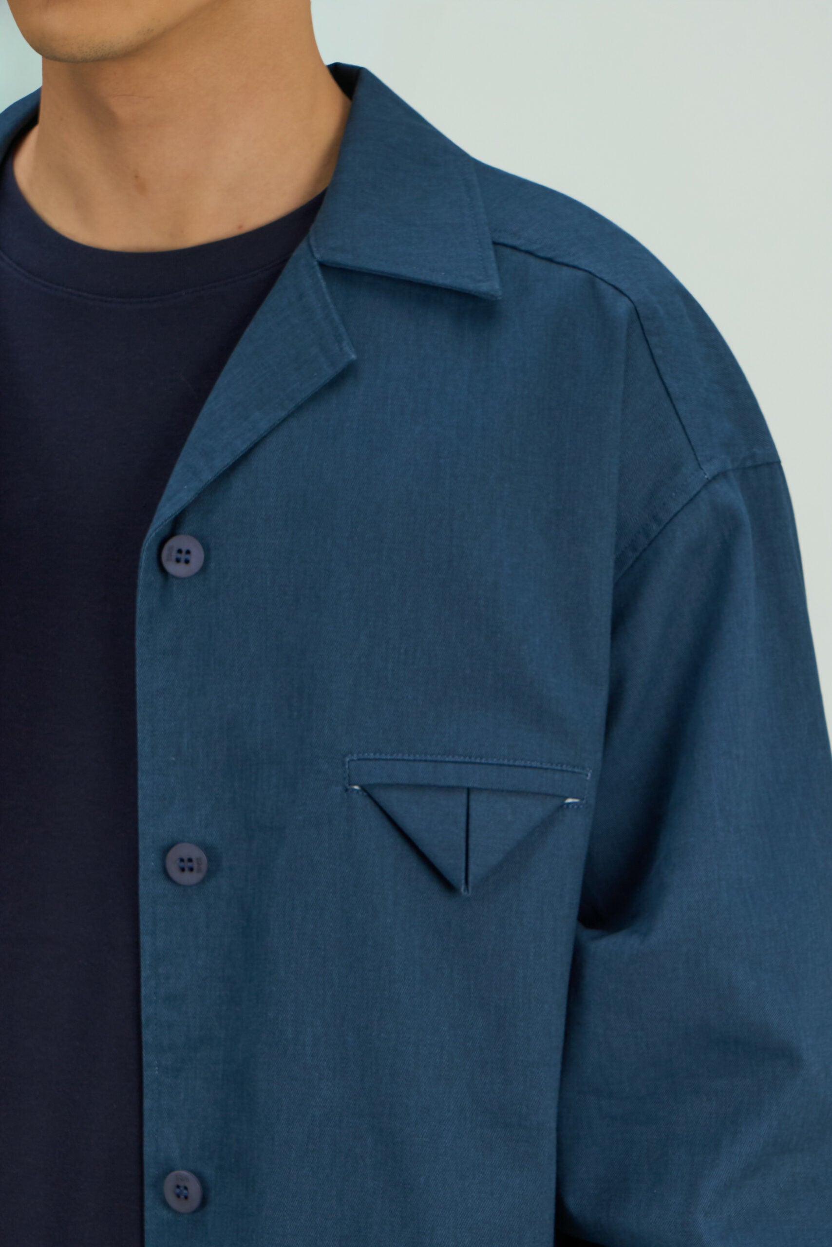 Gender Neutral Workwear Outer (Blue) - BEV C multi label store