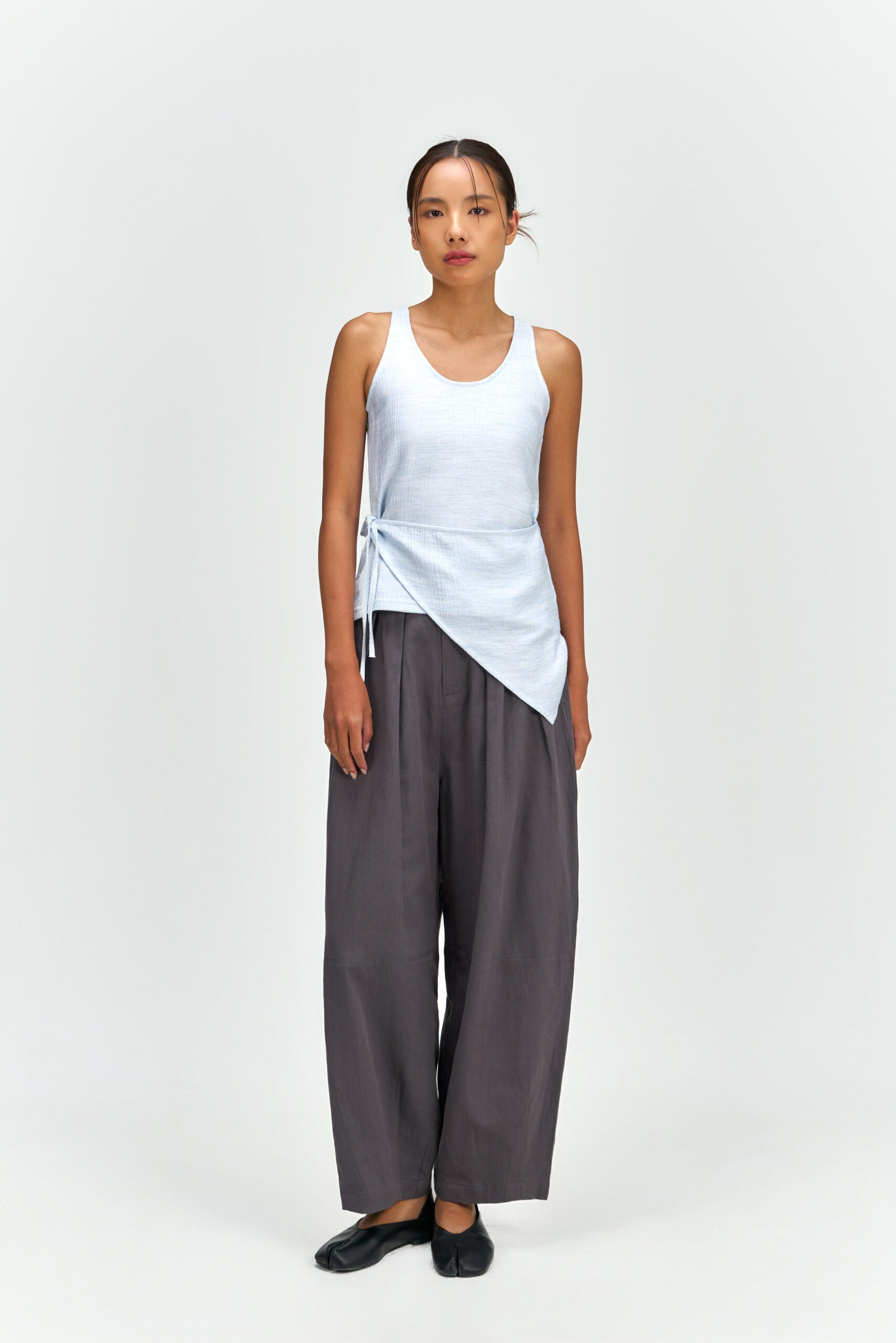 Waist Bandeu Tank Top (Blue) - BEV C multi label store