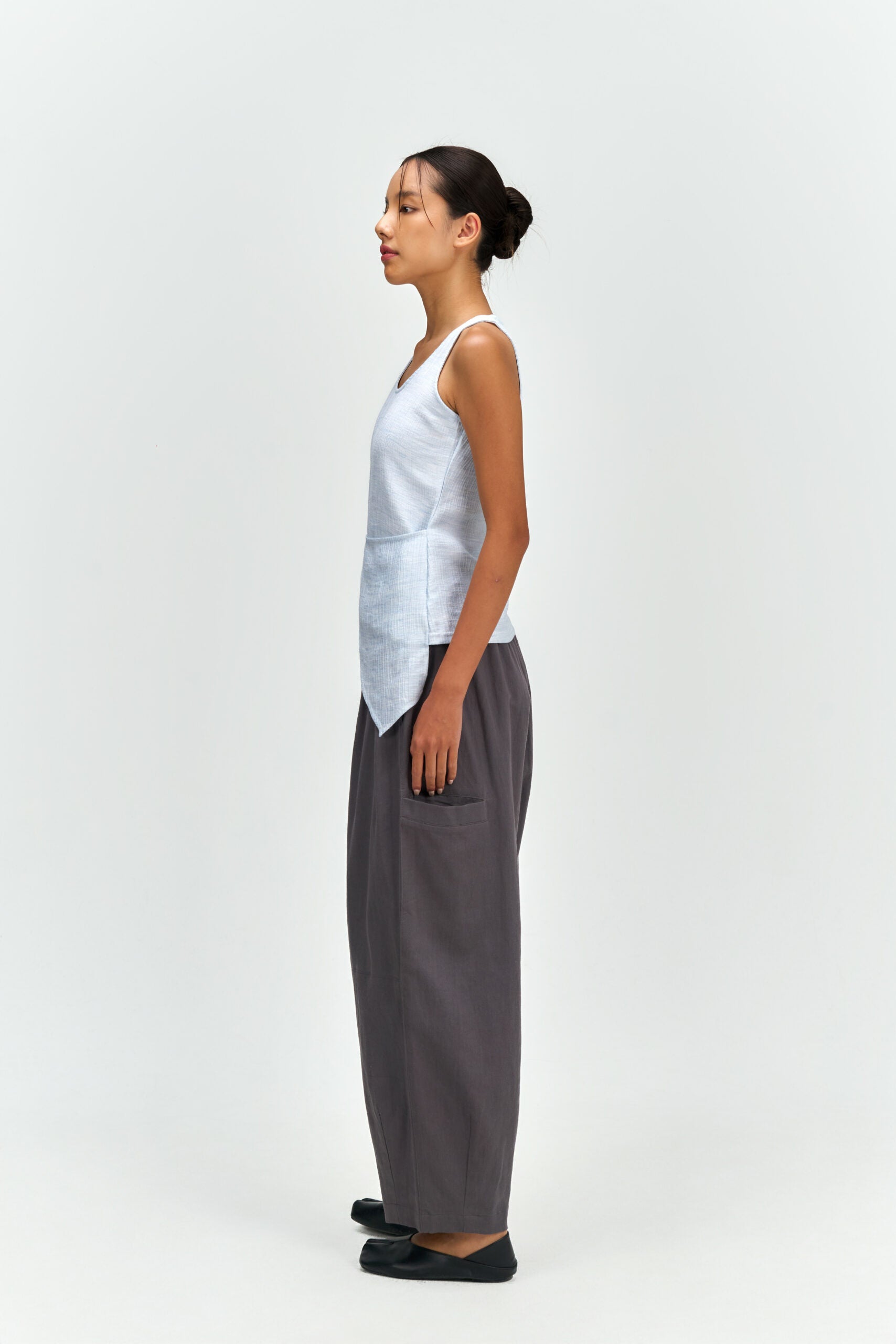 Waist Bandeu Tank Top (Blue) - BEV C multi label store