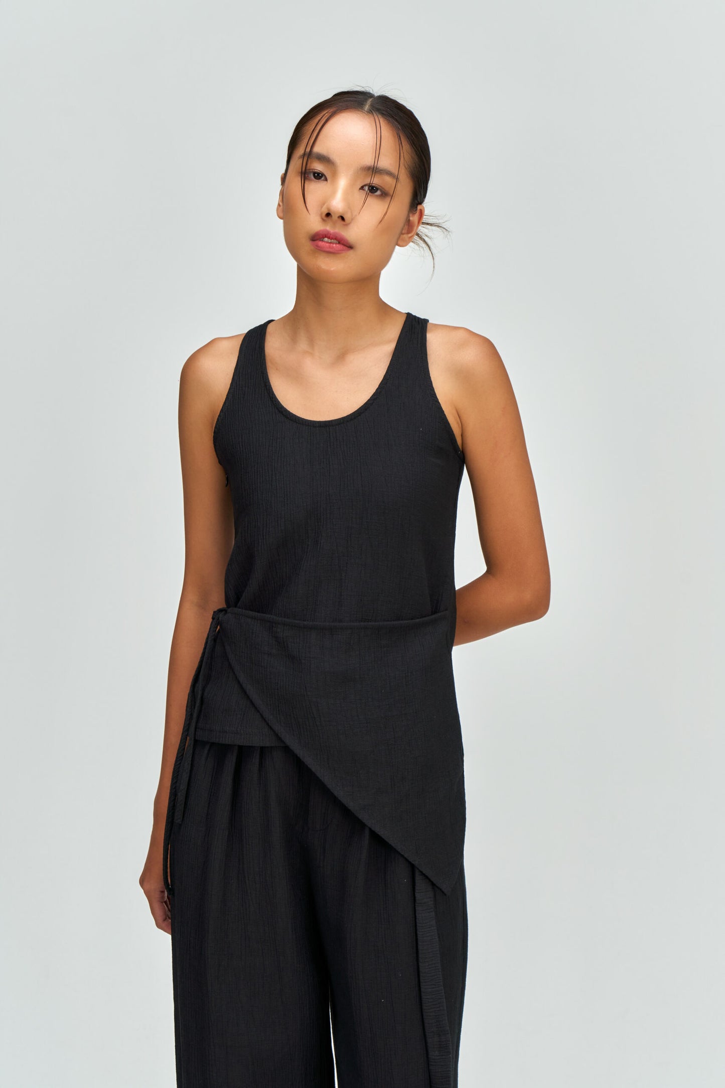 Waist Bandeu Tank Top (Black) - BEV C multi label store