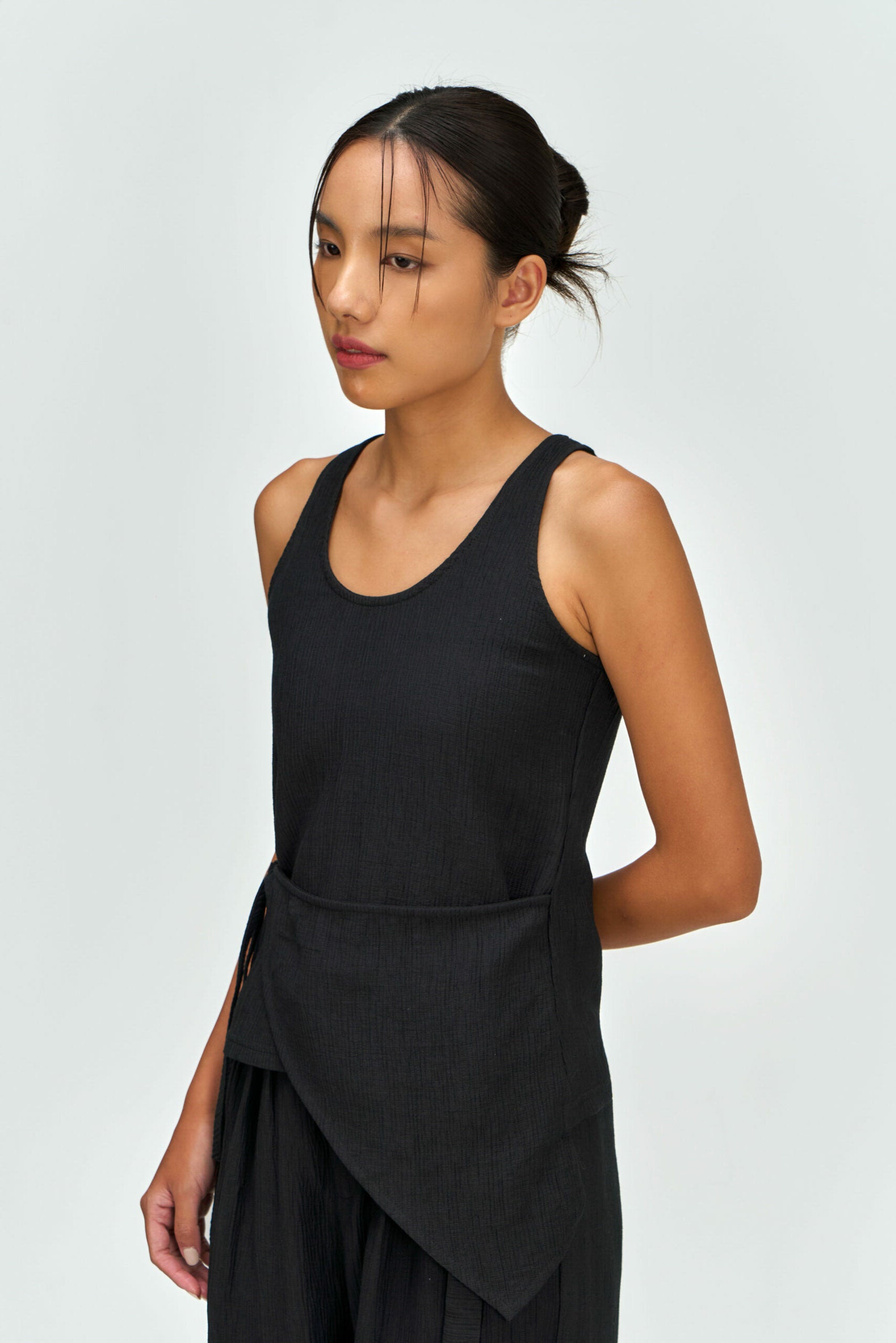 Waist Bandeu Tank Top (Black) - BEV C multi label store