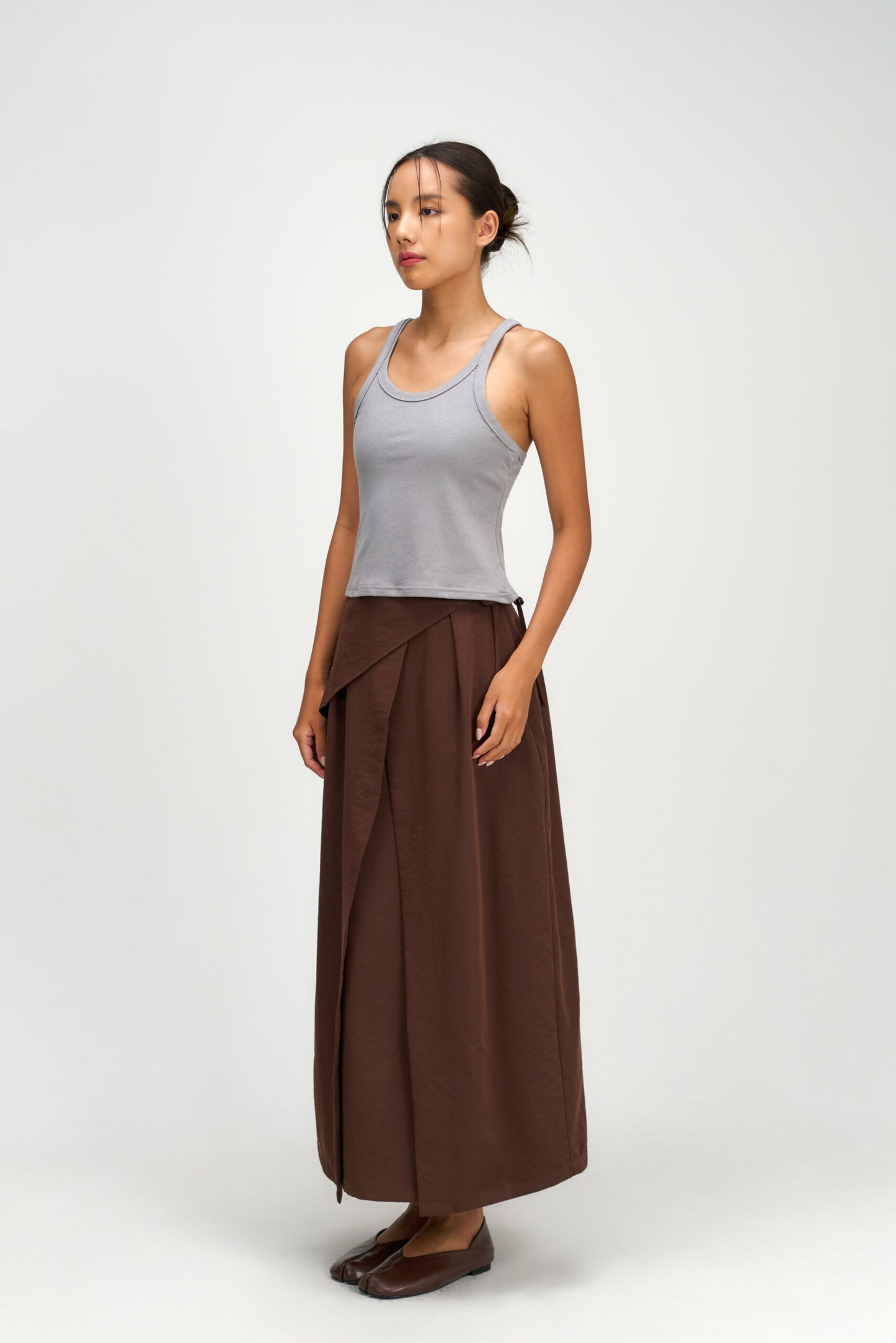 Drift Knit Y-Back Tank Top (Blue Grey) - BEV C multi label store