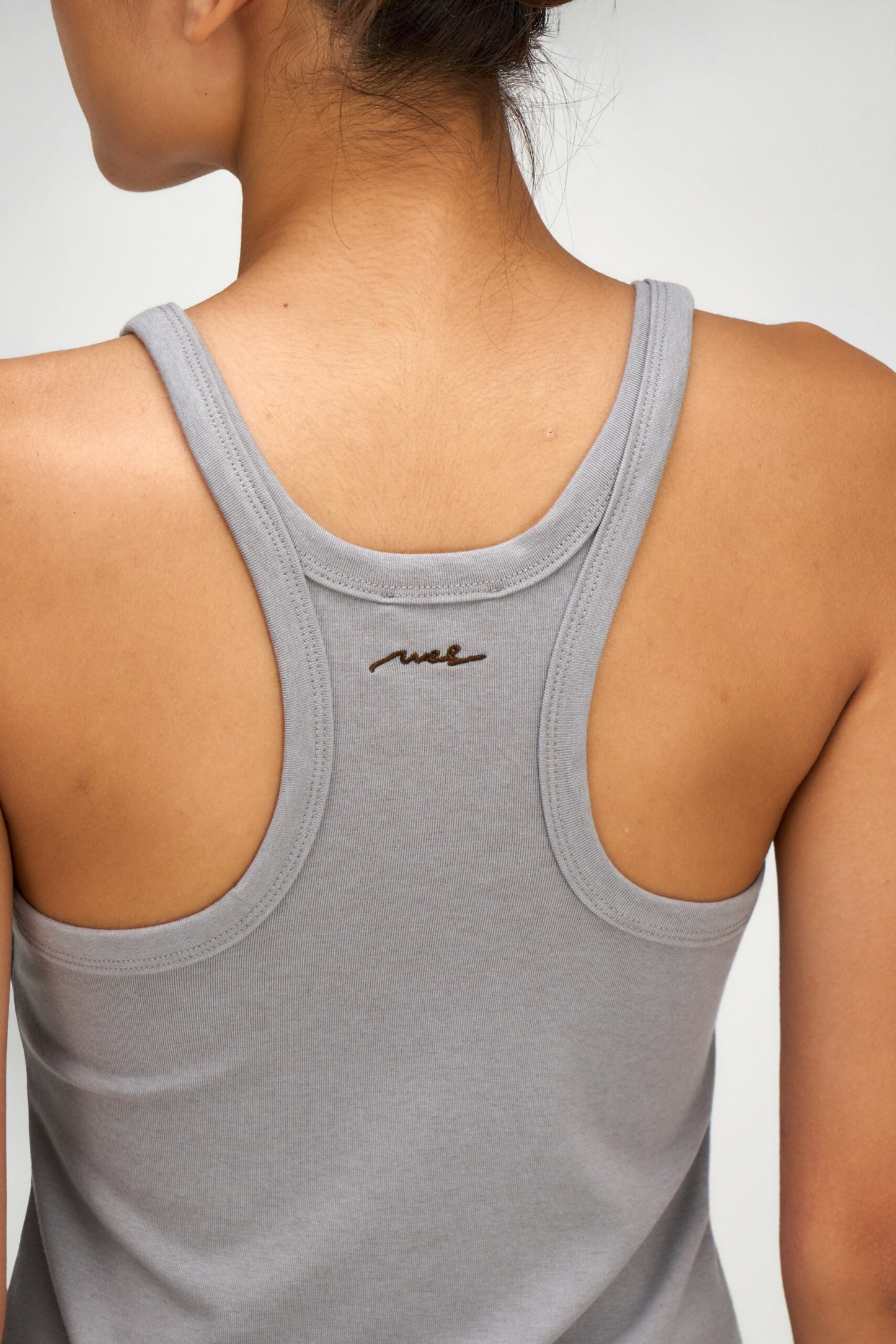 Drift Knit Y-Back Tank Top (Blue Grey) - BEV C multi label store