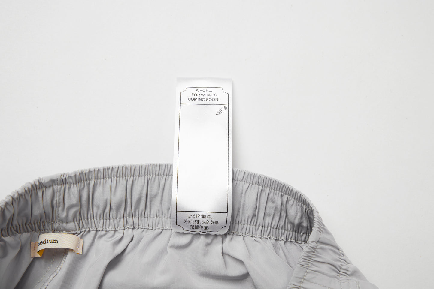"Coming Soon" Shorts (Cool Gray) - BEV C multi label store