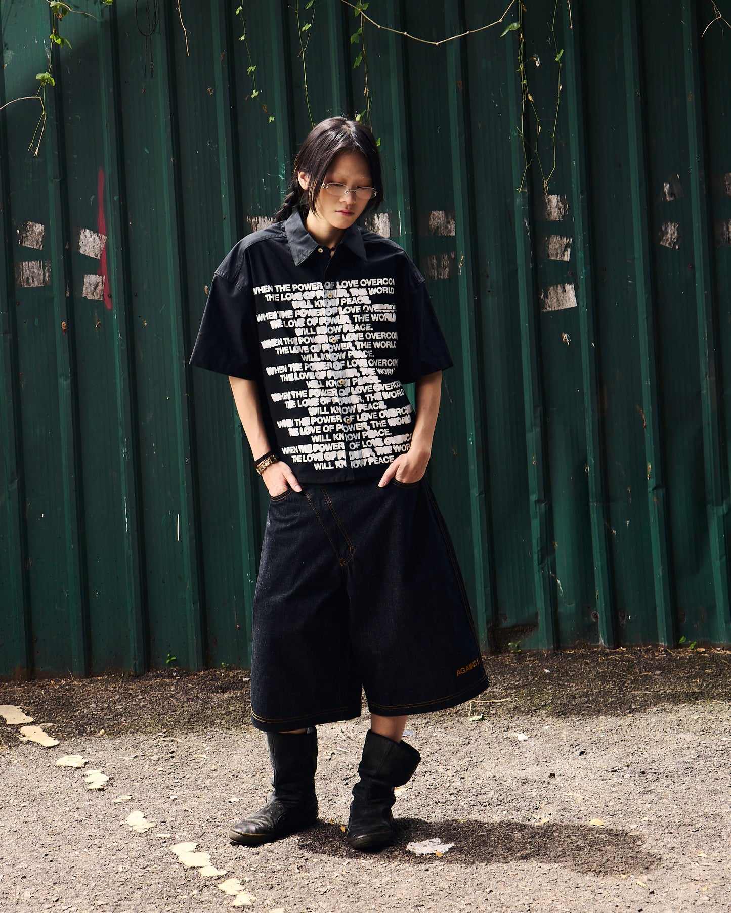 QUOTE CHAPO SHIRT BLACK