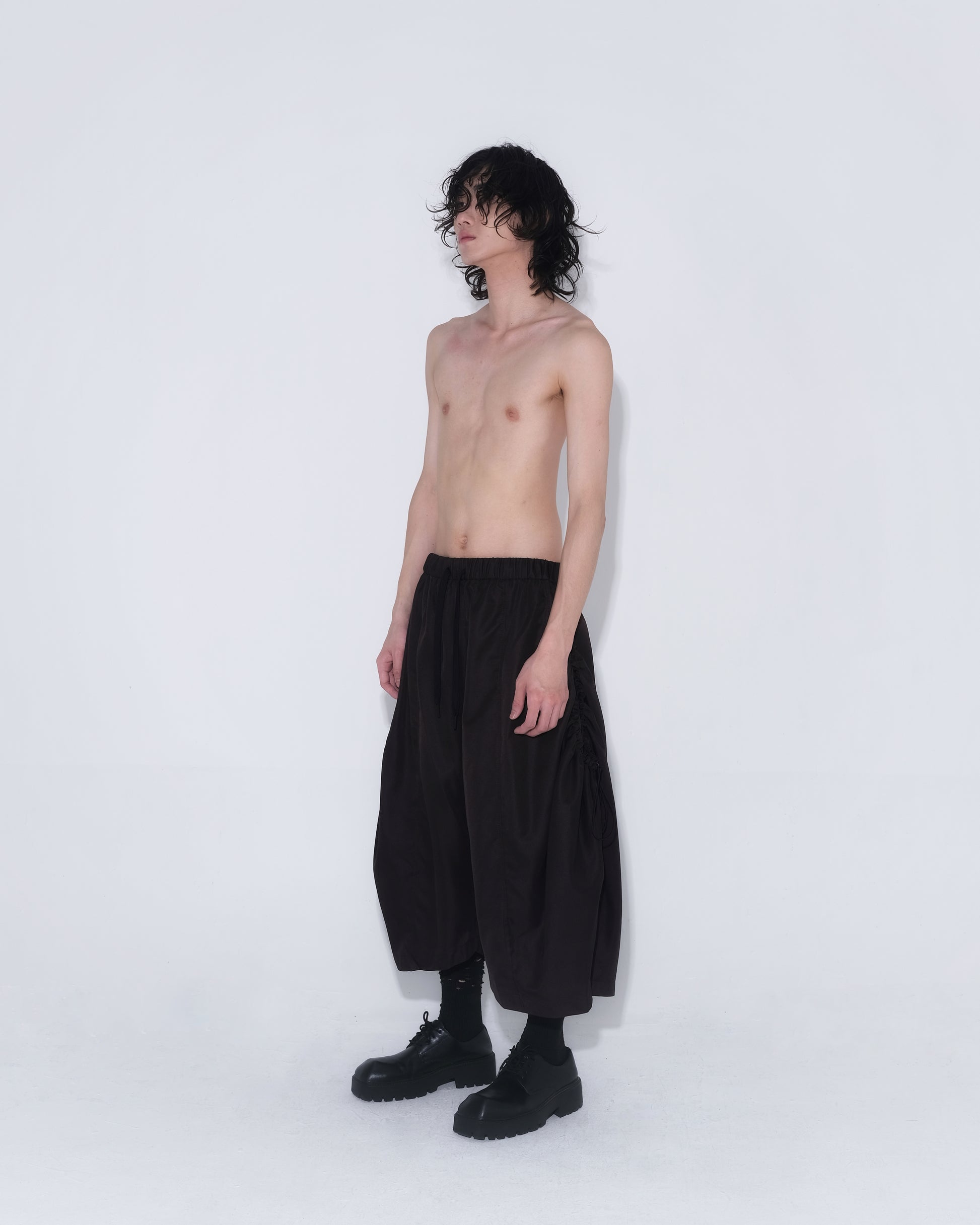 Nepenthes Giant Pocket Pants in Dark Brown - BEV C multi label store