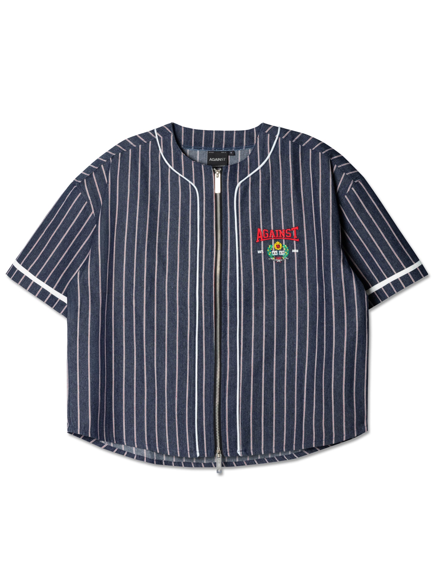 VARSITY BASEBALL DENIM SHIRT - BEV C multi label store