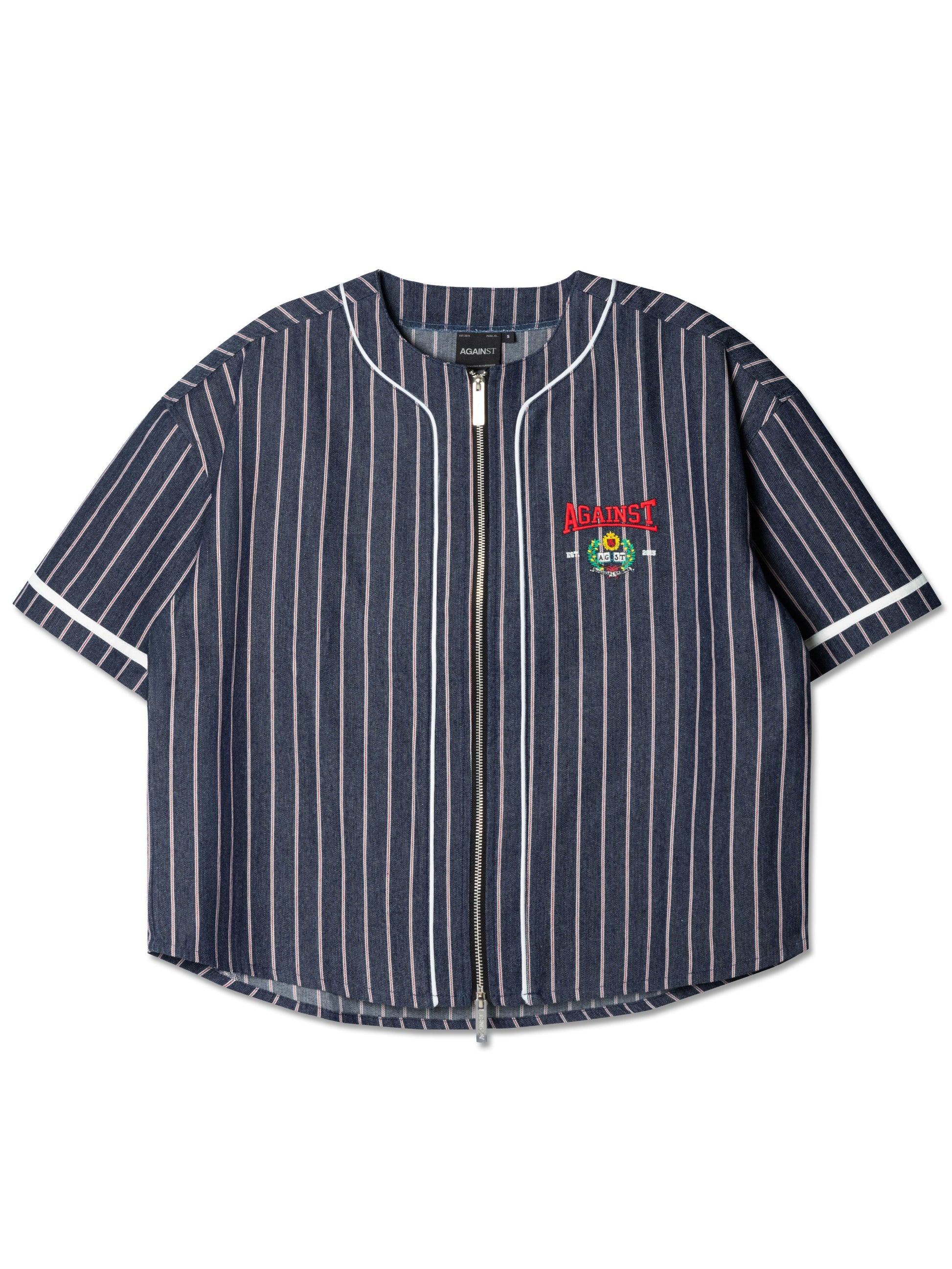 VARSITY BASEBALL DENIM SHIRT - BEV C multi label store