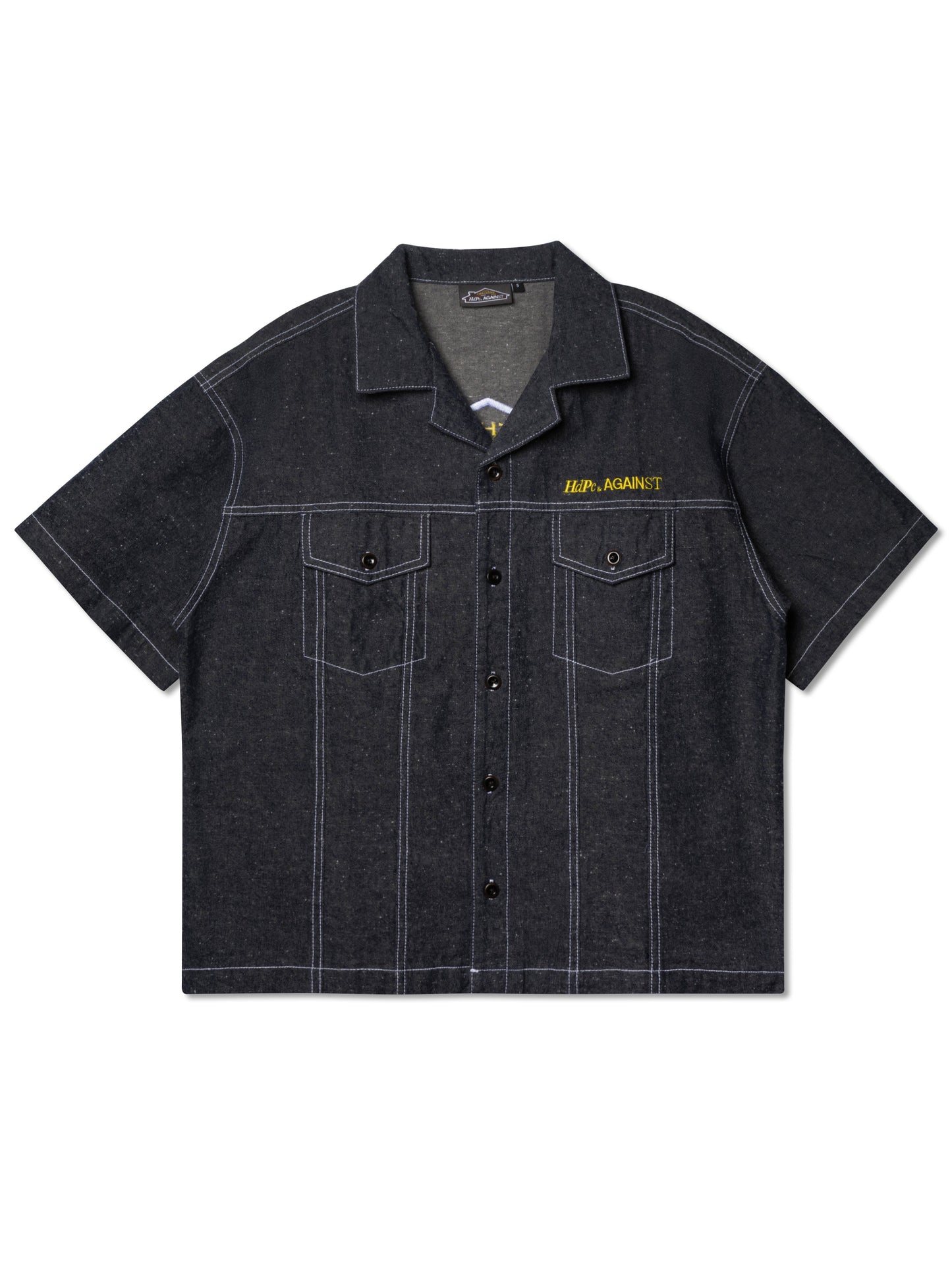 AGAINST X HDPC FABRICATOR SHIRT DENIM - BEV C multi label store