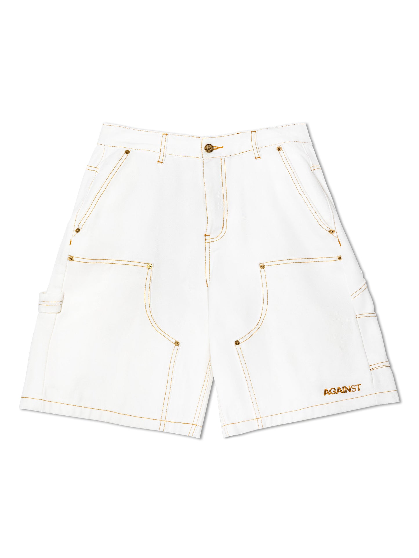 D. KNEE MONEY SHORTS WHITE - BEV C multi label store