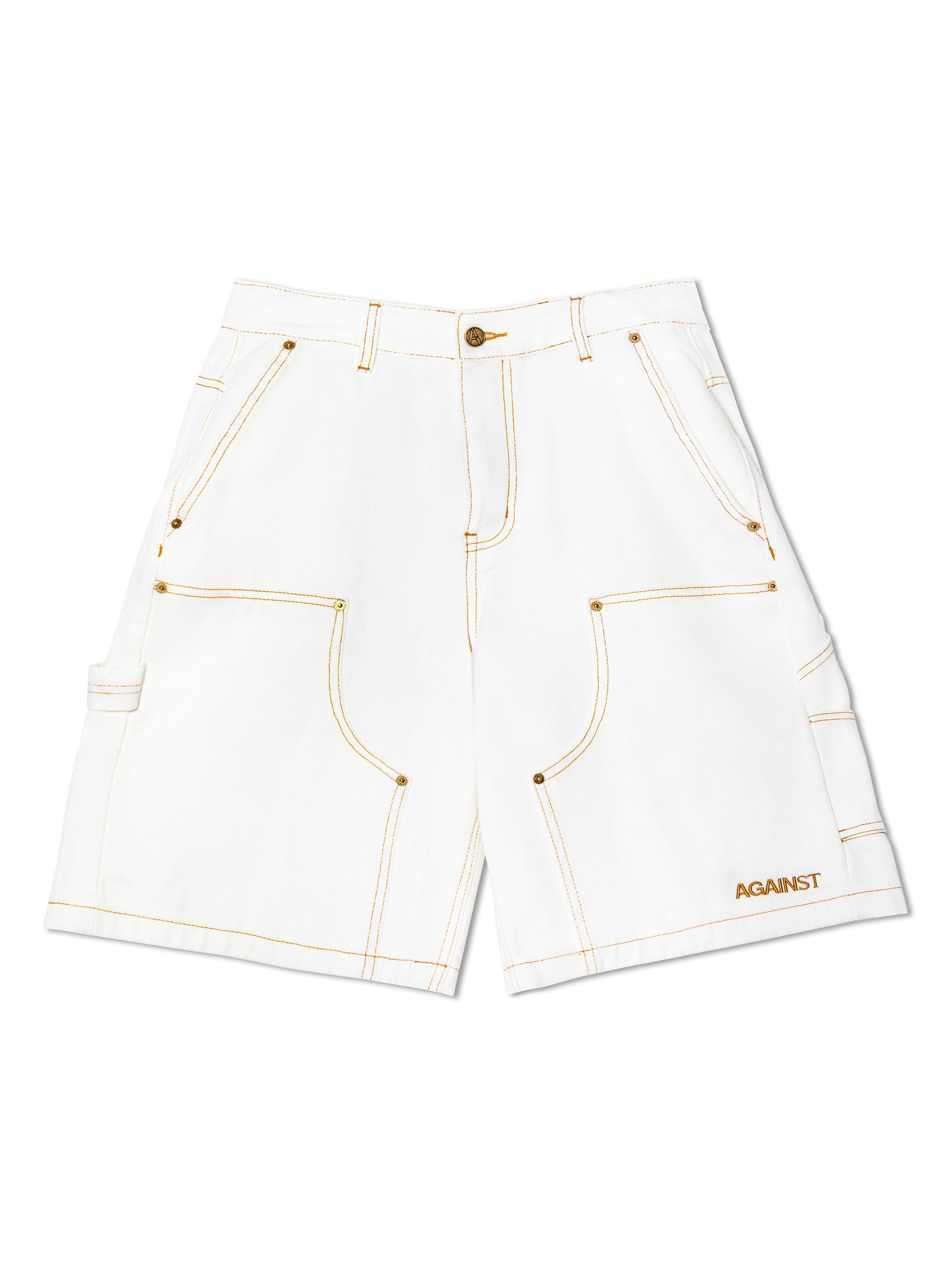 D. KNEE MONEY SHORTS WHITE - BEV C multi label store