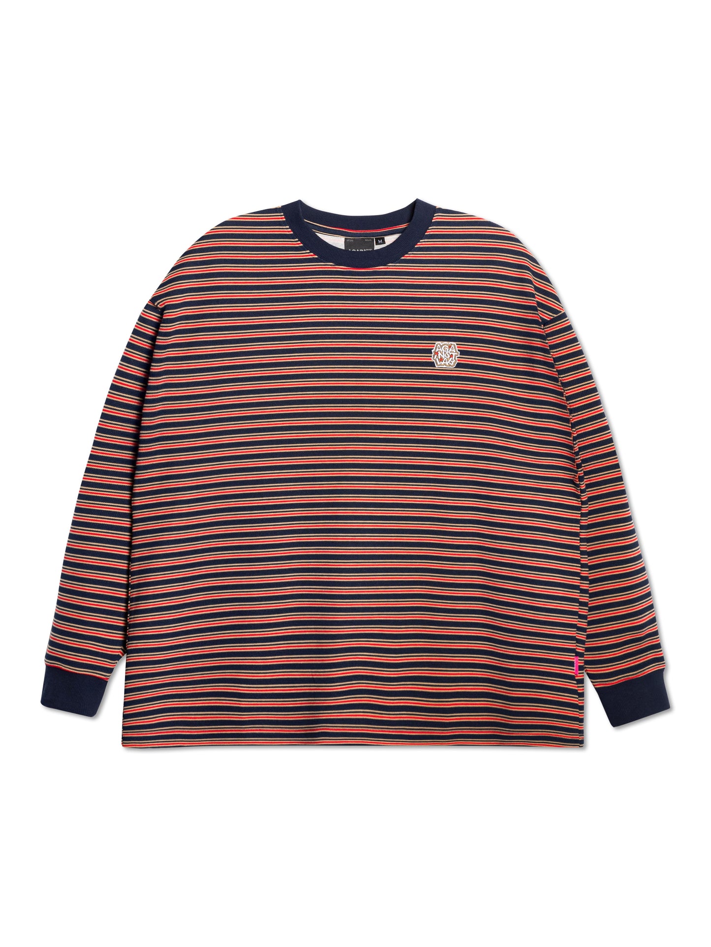 STRIPE LOUNGE TEE RED - BEV C multi label store