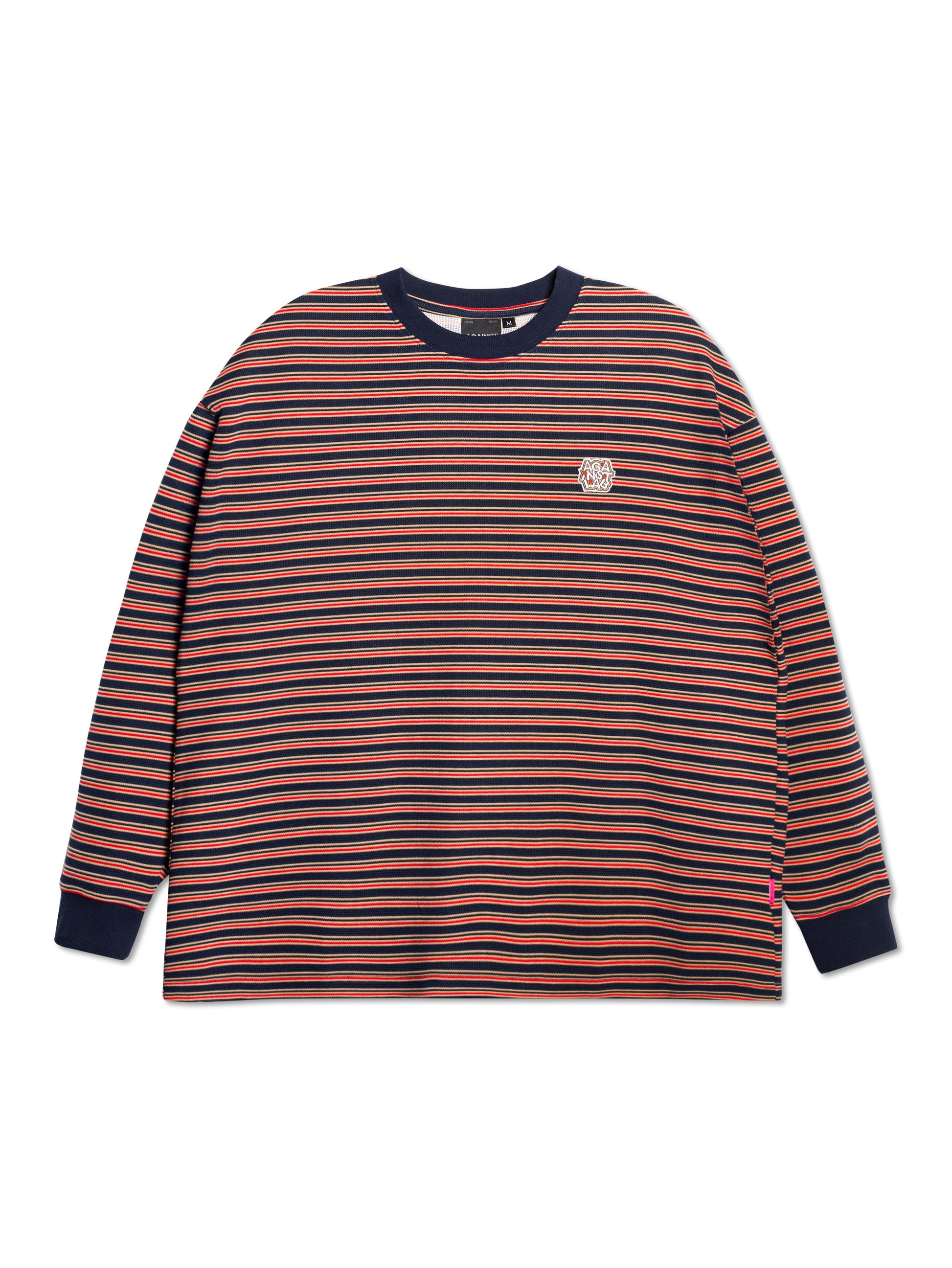 STRIPE LOUNGE TEE RED - BEV C multi label store