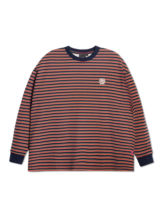 STRIPE LOUNGE TEE RED - BEV C multi label store