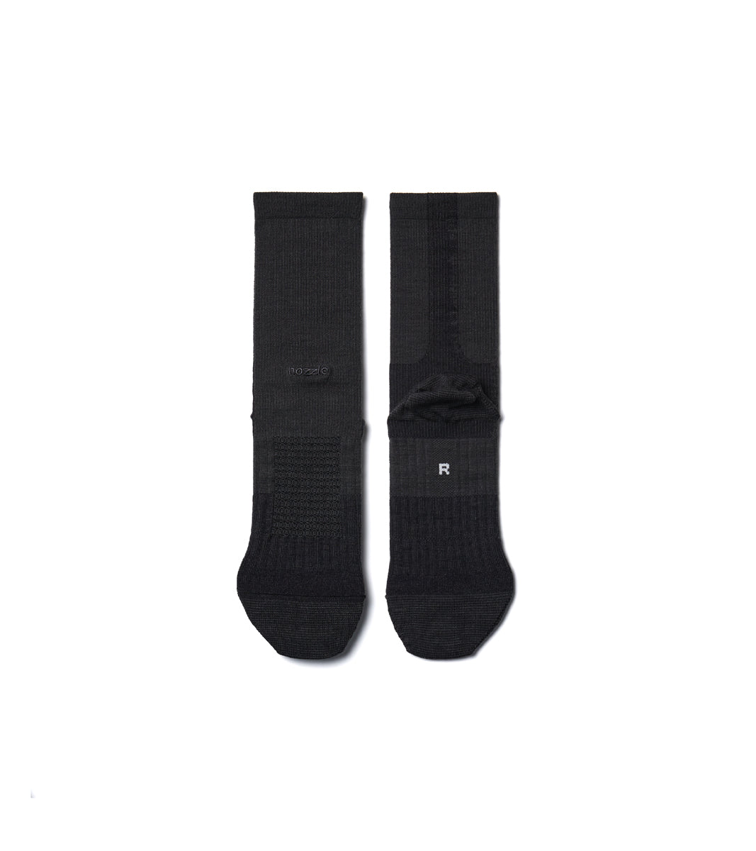 Merino Wool Socks Lite -Feather Black - BEV C multi label store