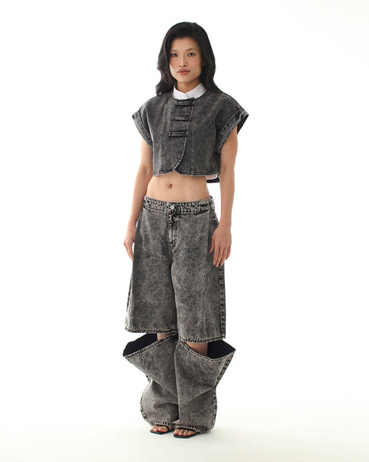 Tribute Jeans - Washed Grey - BEV C multi label store