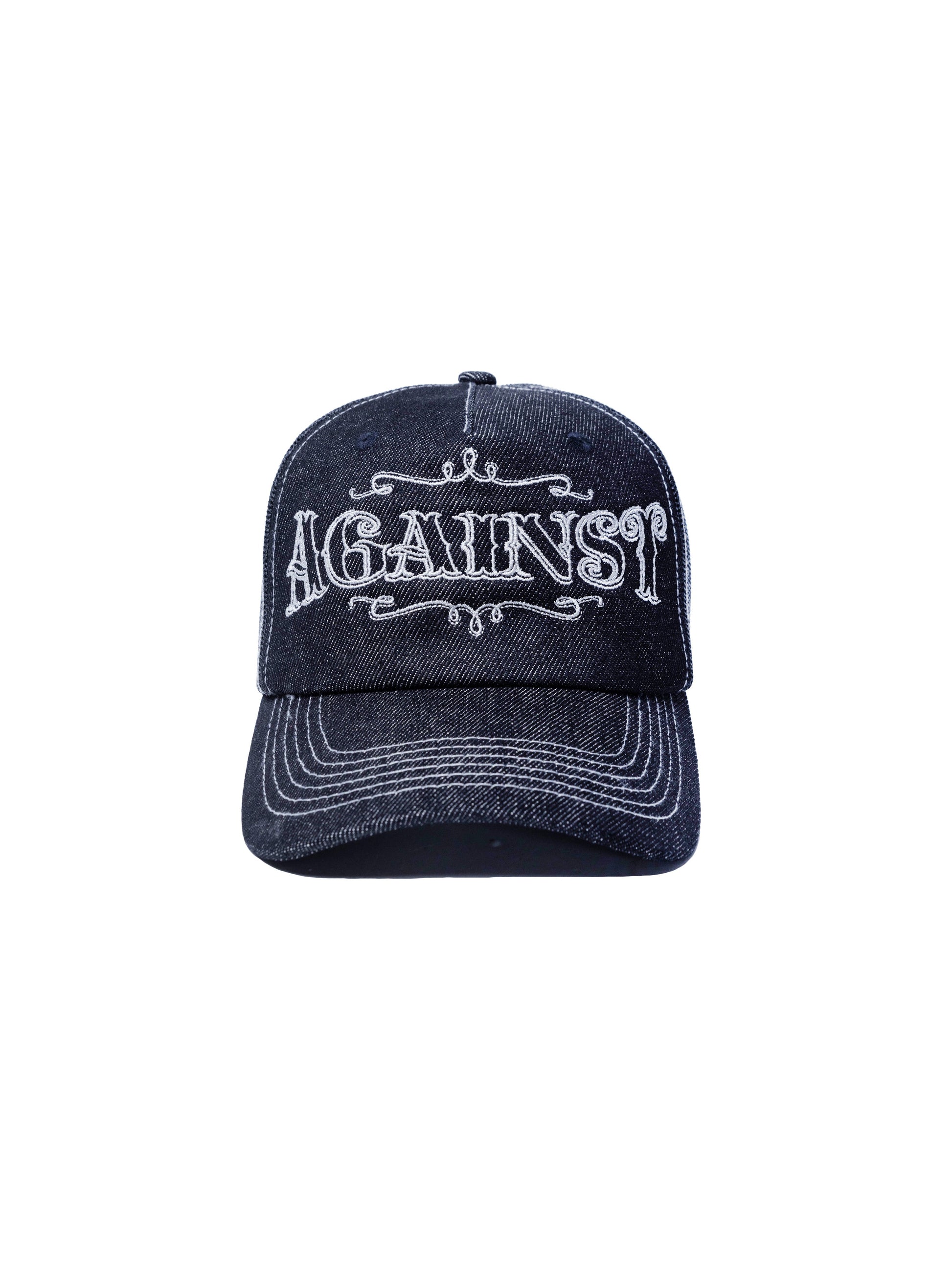 DENIM TATTOO TRUCKER CAP - BEV C multi label store