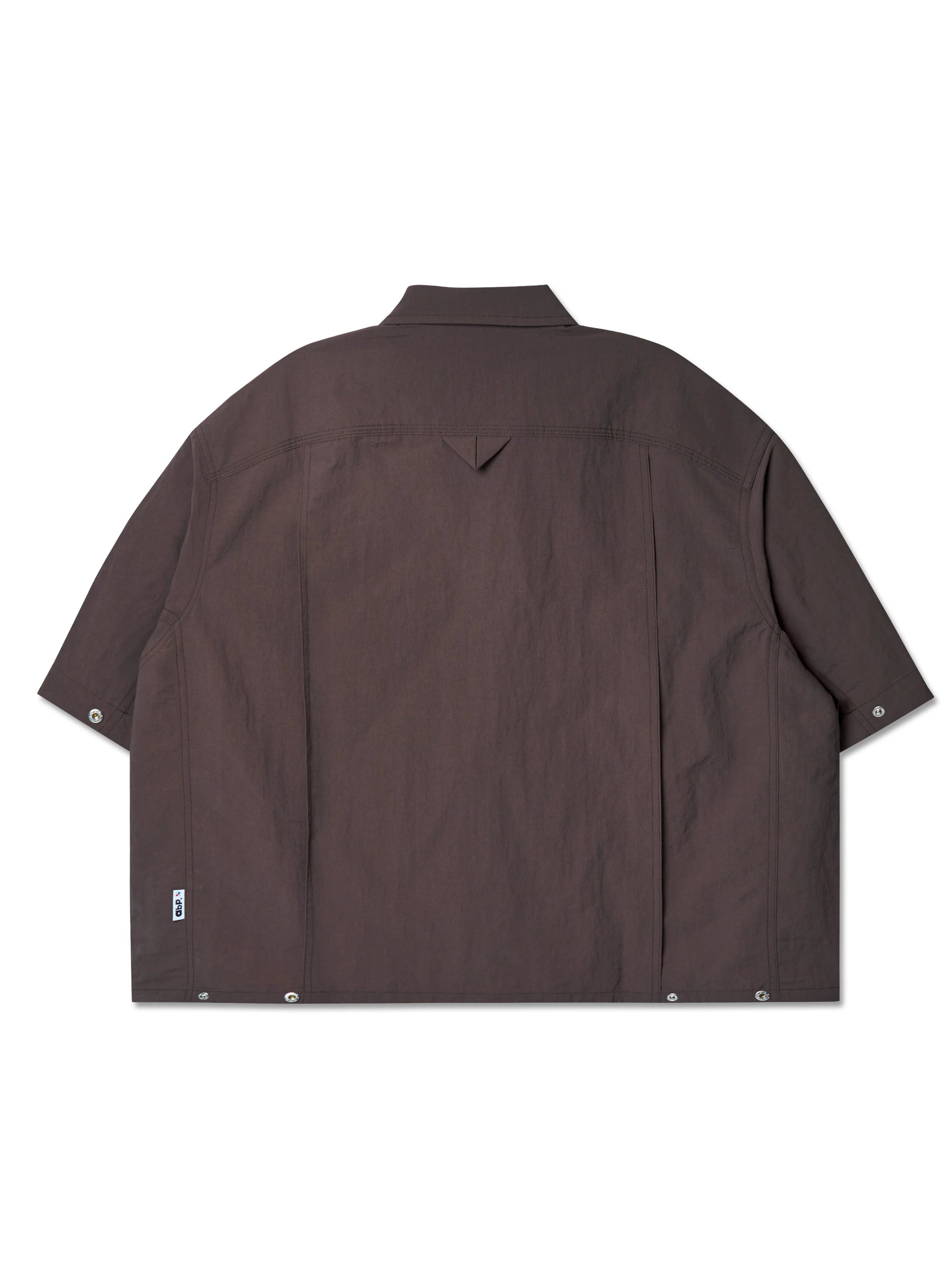 ABP. BIG BRO S/S SHIRT NYLON DARK BROWN - BEV C multi label store