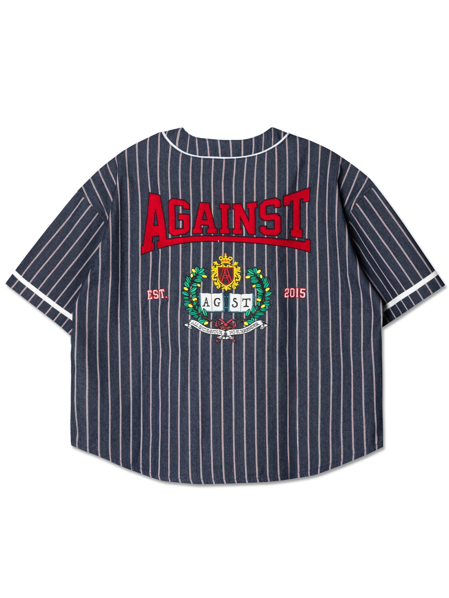VARSITY BASEBALL DENIM SHIRT - BEV C multi label store