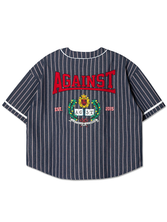 VARSITY BASEBALL DENIM SHIRT - BEV C multi label store