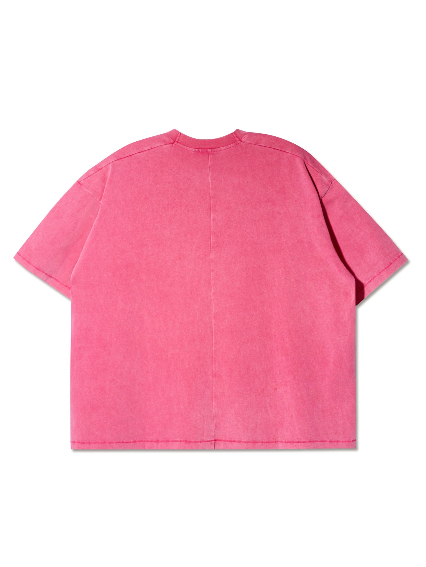 SINGLE STITCH WASHED CROPPED TEE PINK - BEV C multi label store