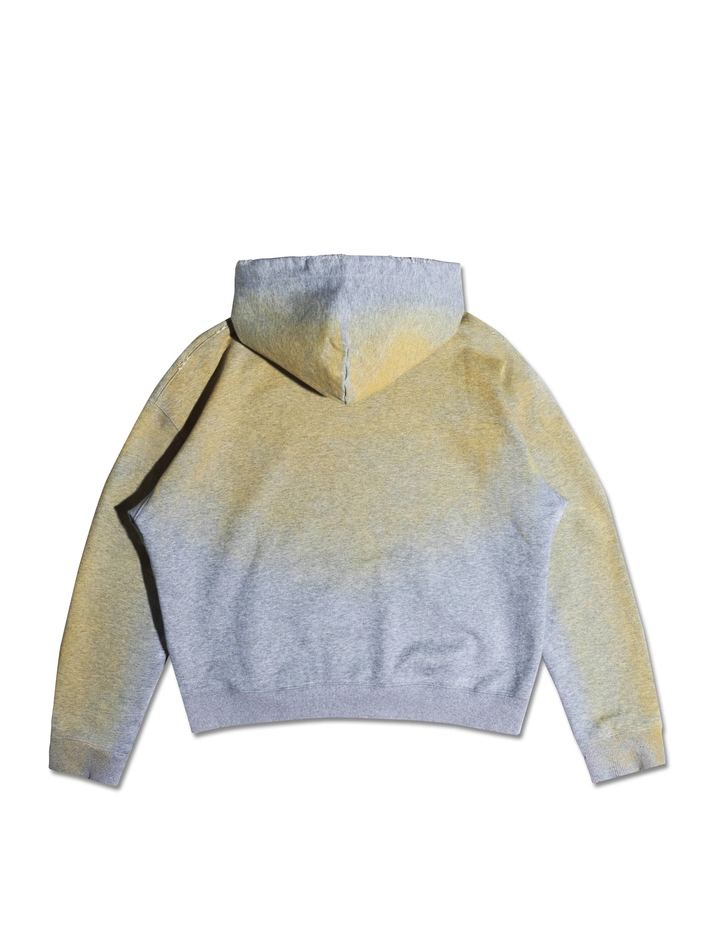 DISTRESSED VARSITY HOODIE GREY - BEV C multi label store