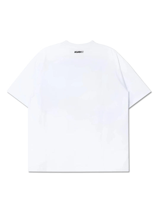 QUOTE BLEED TEE WHITE