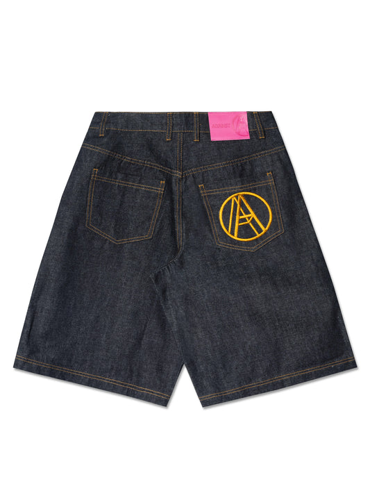 OVERLAP RAW SHORTS - BEV C multi label store