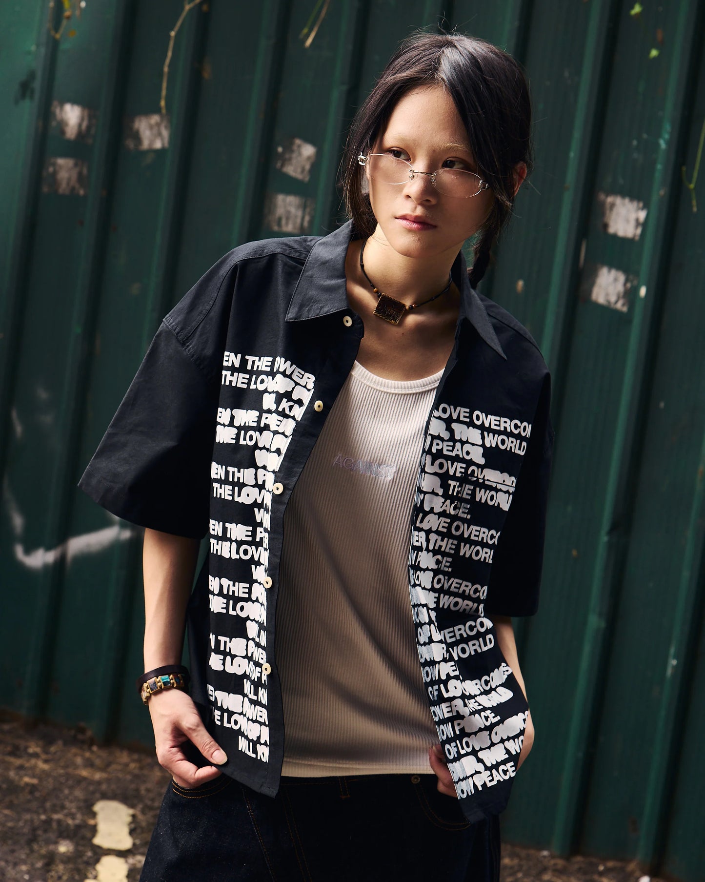 QUOTE CHAPO SHIRT BLACK